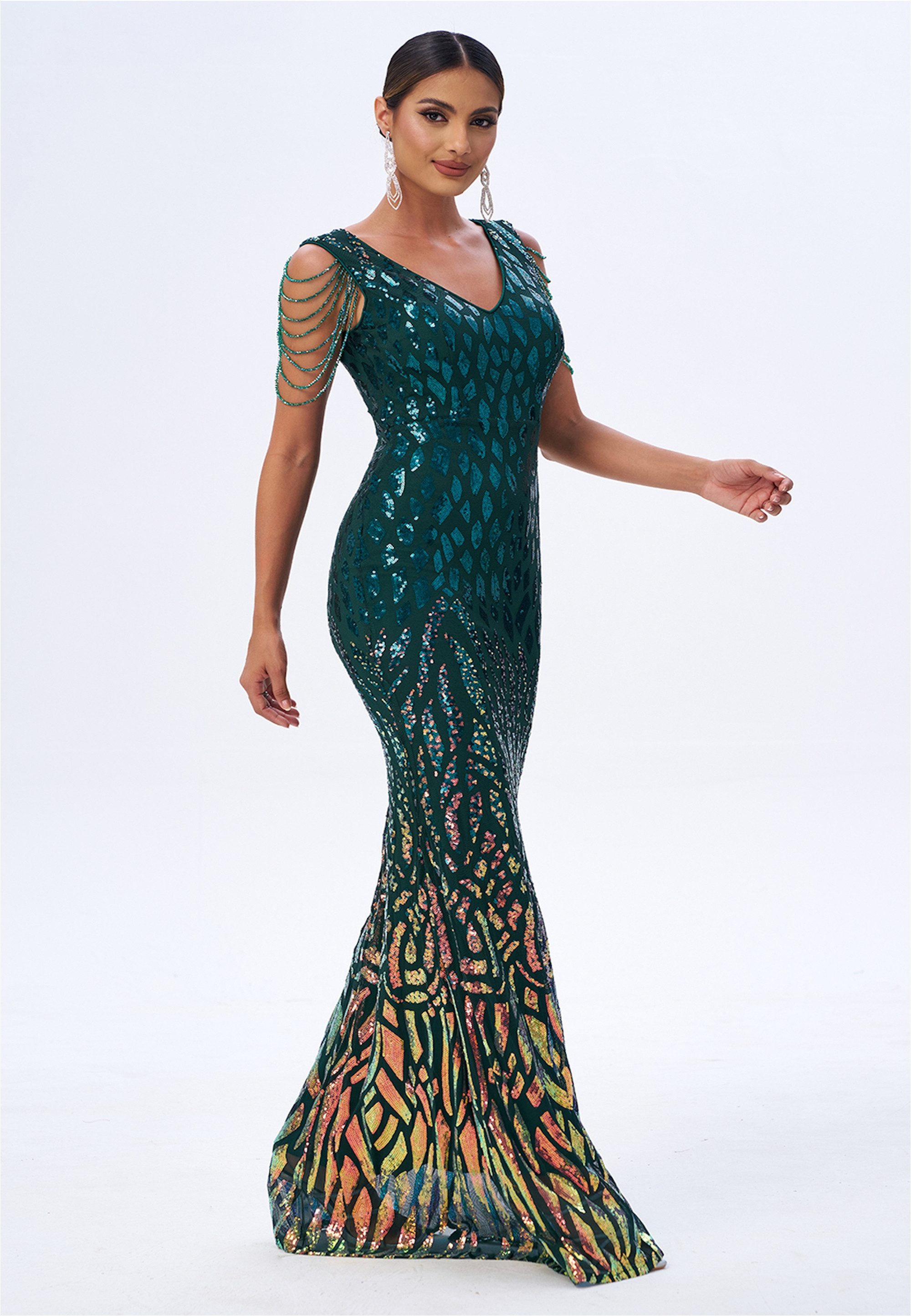 Moda Minx Jerseykleid Rosie long Sequin günstig online kaufen