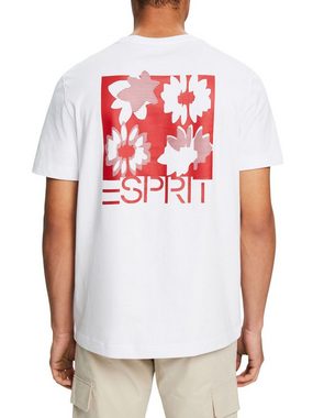 Esprit T-Shirt Baumwoll-T-Shirt mit Logo (1-tlg)
