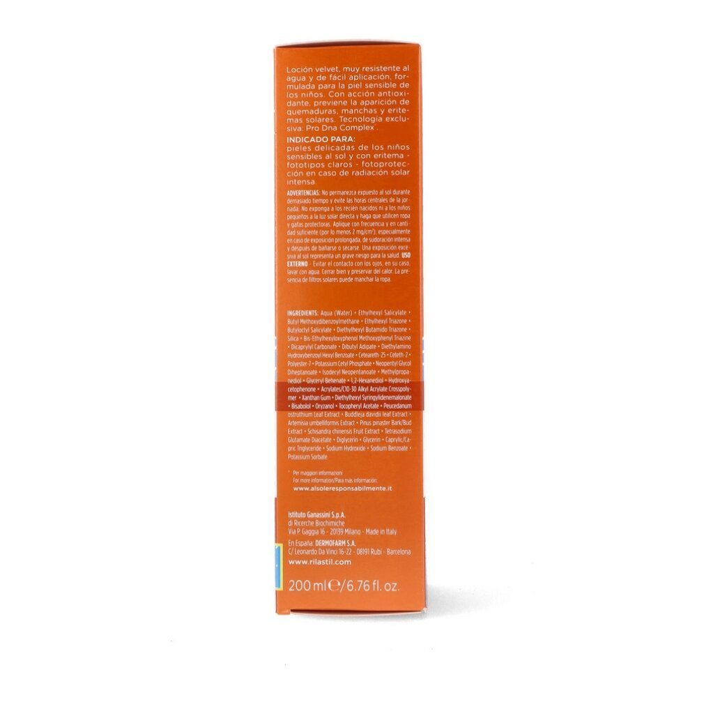 Rilastil Sonnenschutzcreme Sun System Baby Lotion Samt Spf50