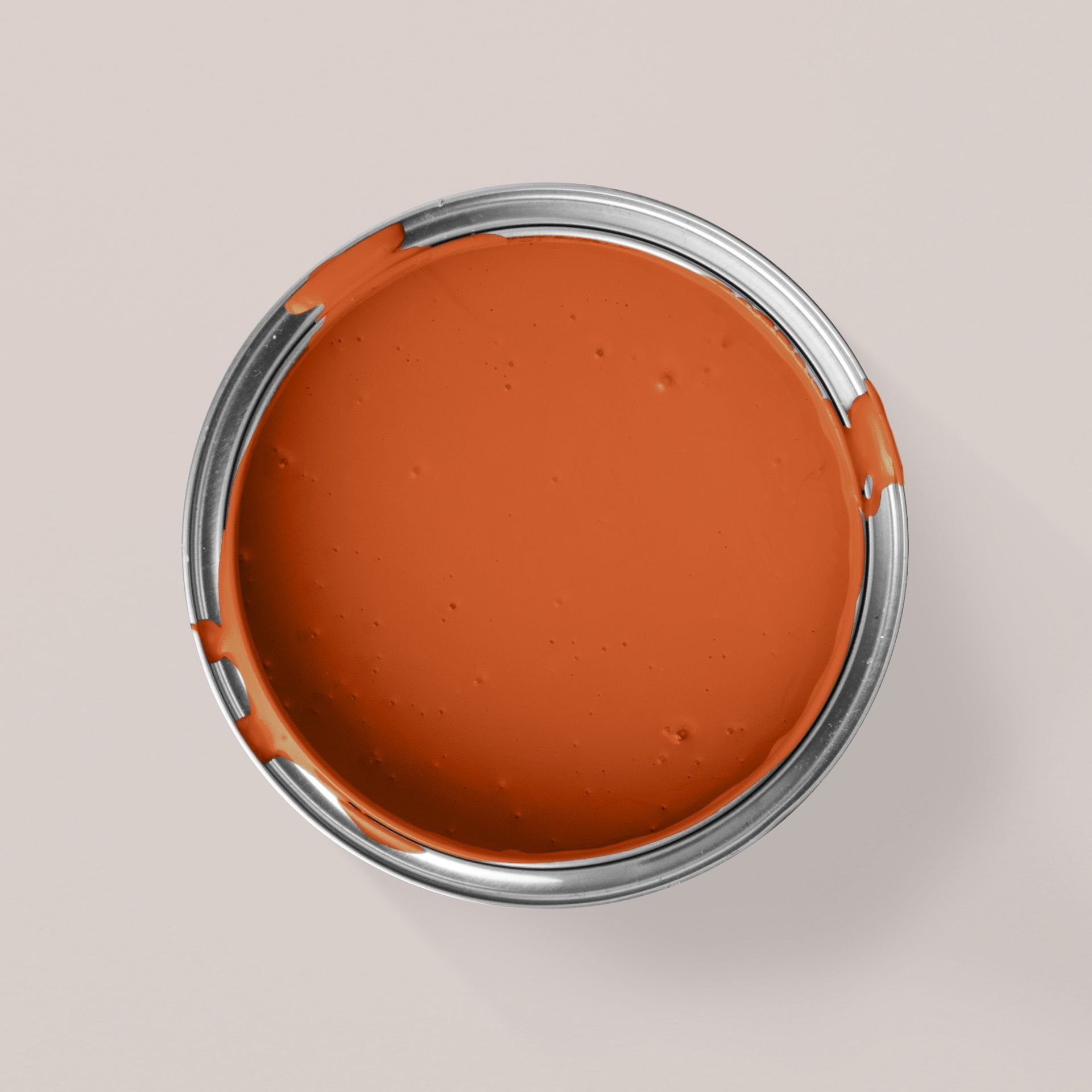 MissPompadour Wandfarbe scheuerbeständig und Wandfarbe 1 mit Orange hoher abwaschbare wasserbasiert - Goldfisch L, Deckkraft mit