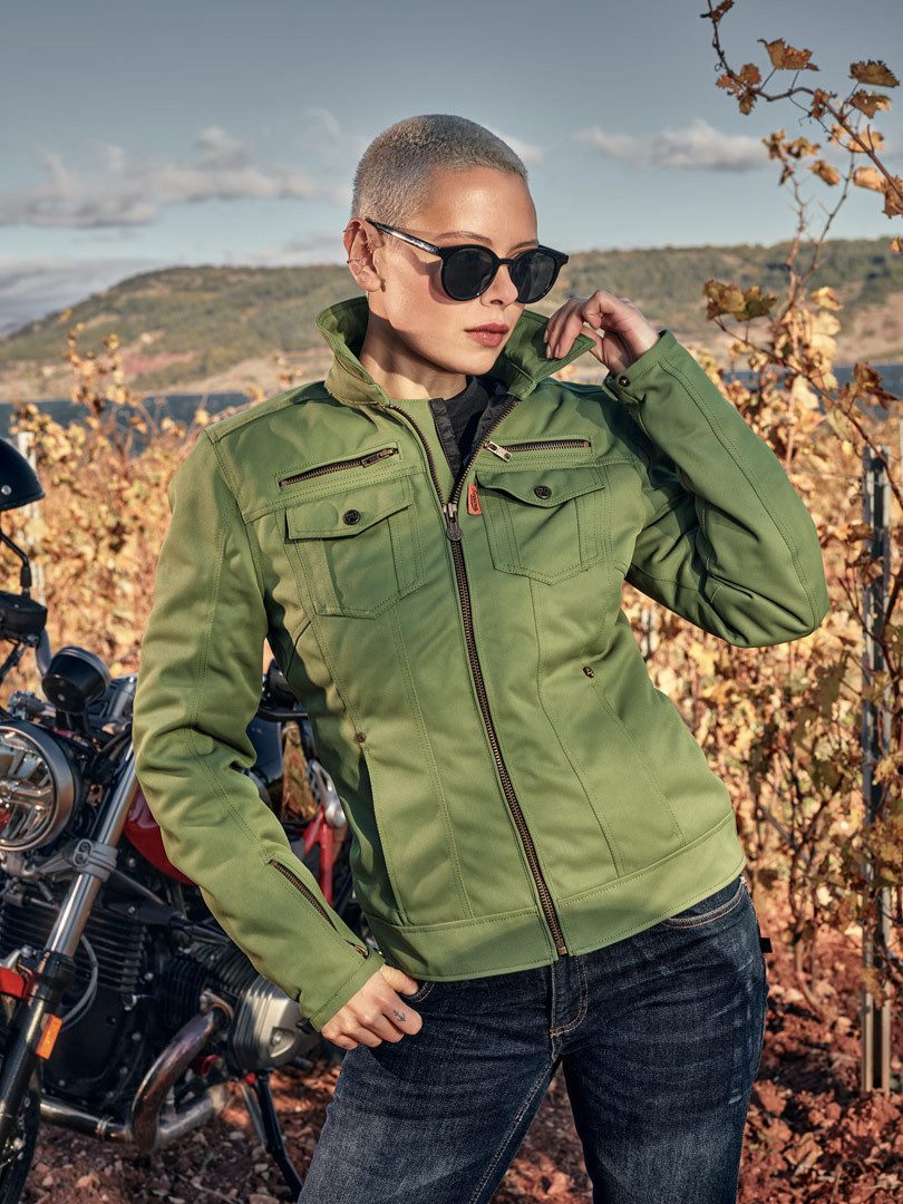 Segura Motorradjacke Patrol Damen Motorrad Textiljacke Wasserdicht Atmungsaktiv protektoren
