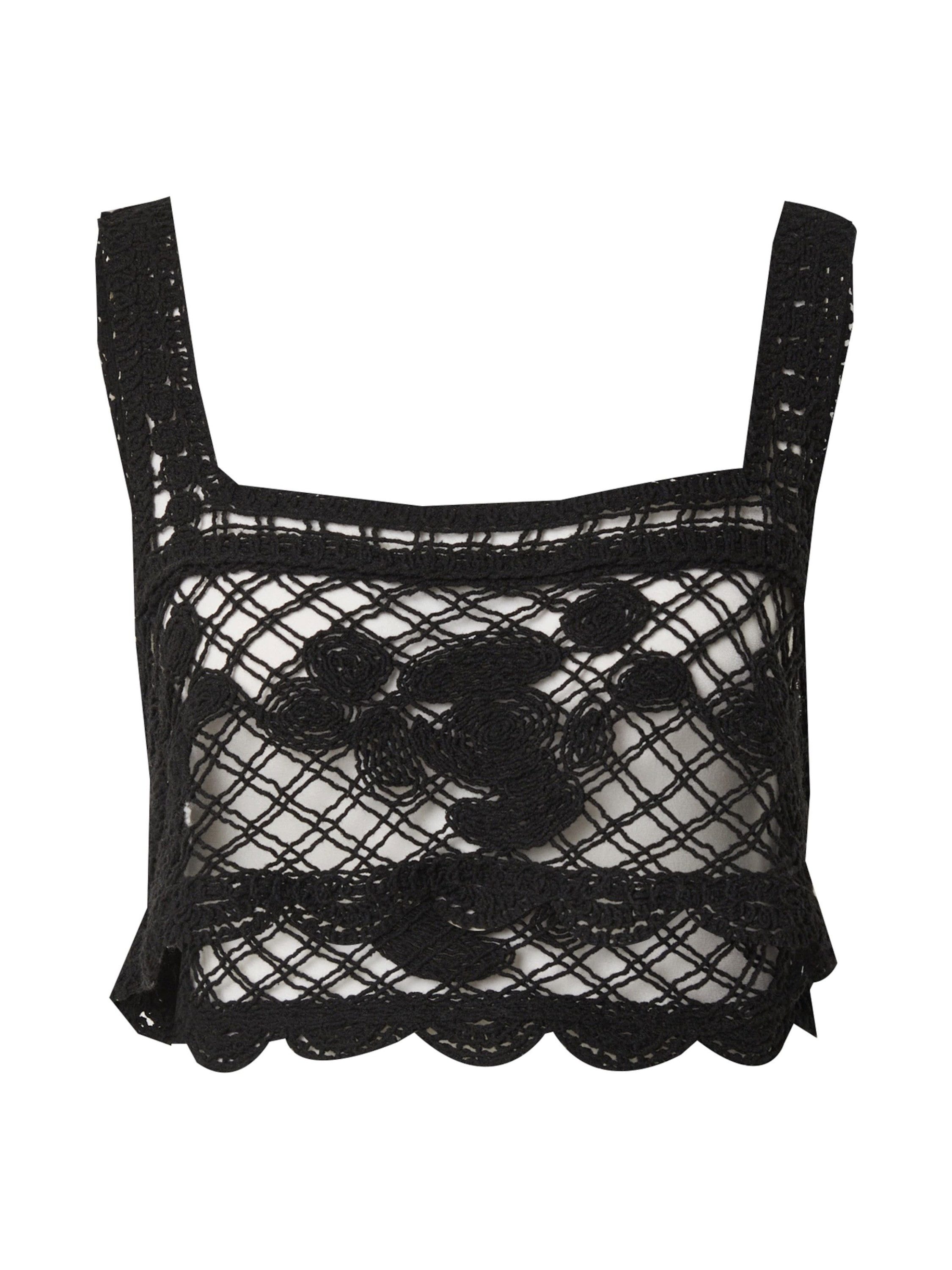 EDITED Shirttop Luise (1-tlg) Lochmuster