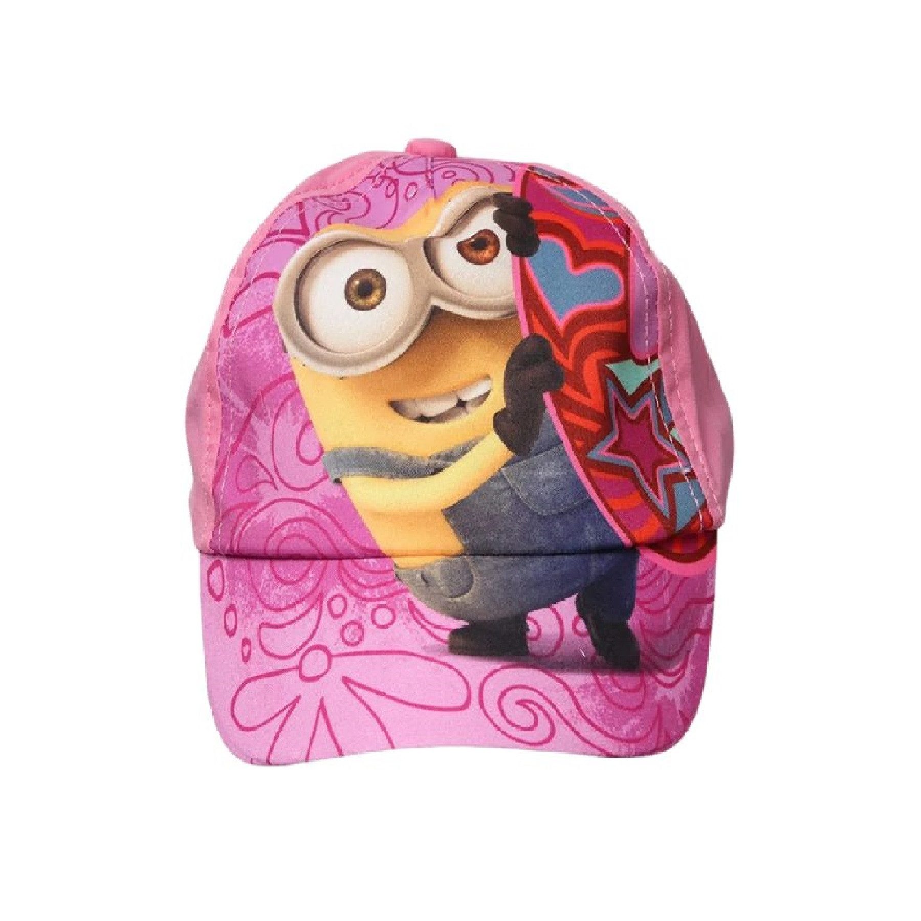 Minions Baseball Cap Kinder Mütze Rosa Cap Kappe für Alltag Freizeit Sommer (Packung)