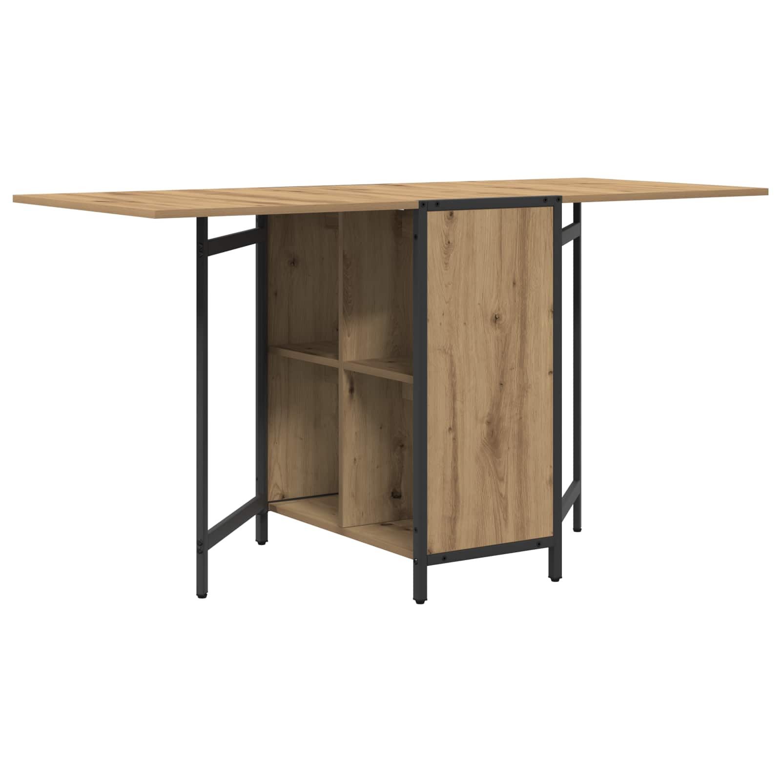 vidaXL Esstisch Esstisch 144 x 60 x 75 cm Holzwerkstoff Artisan-Eiche (1-St)