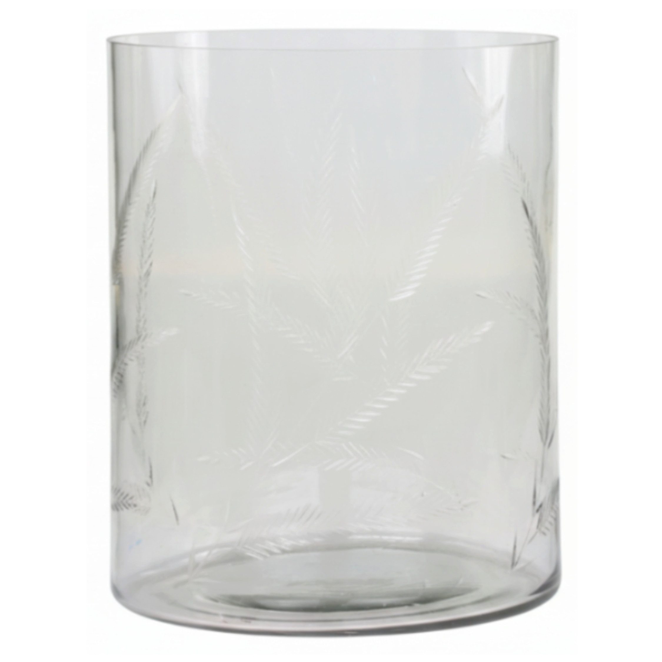 Chic Antique Dekovase Chic Antique Windlicht mit Schliff Glas