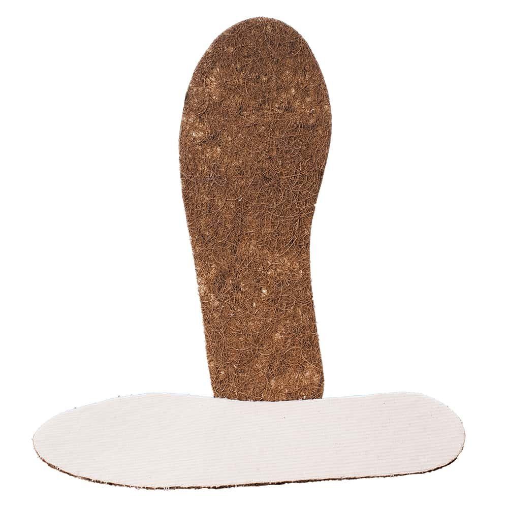 Sohlen24 Korksohlen Kokos Schuheinlage für Tragekomfort 18 (Packung, 1 Paar), Universalgröße