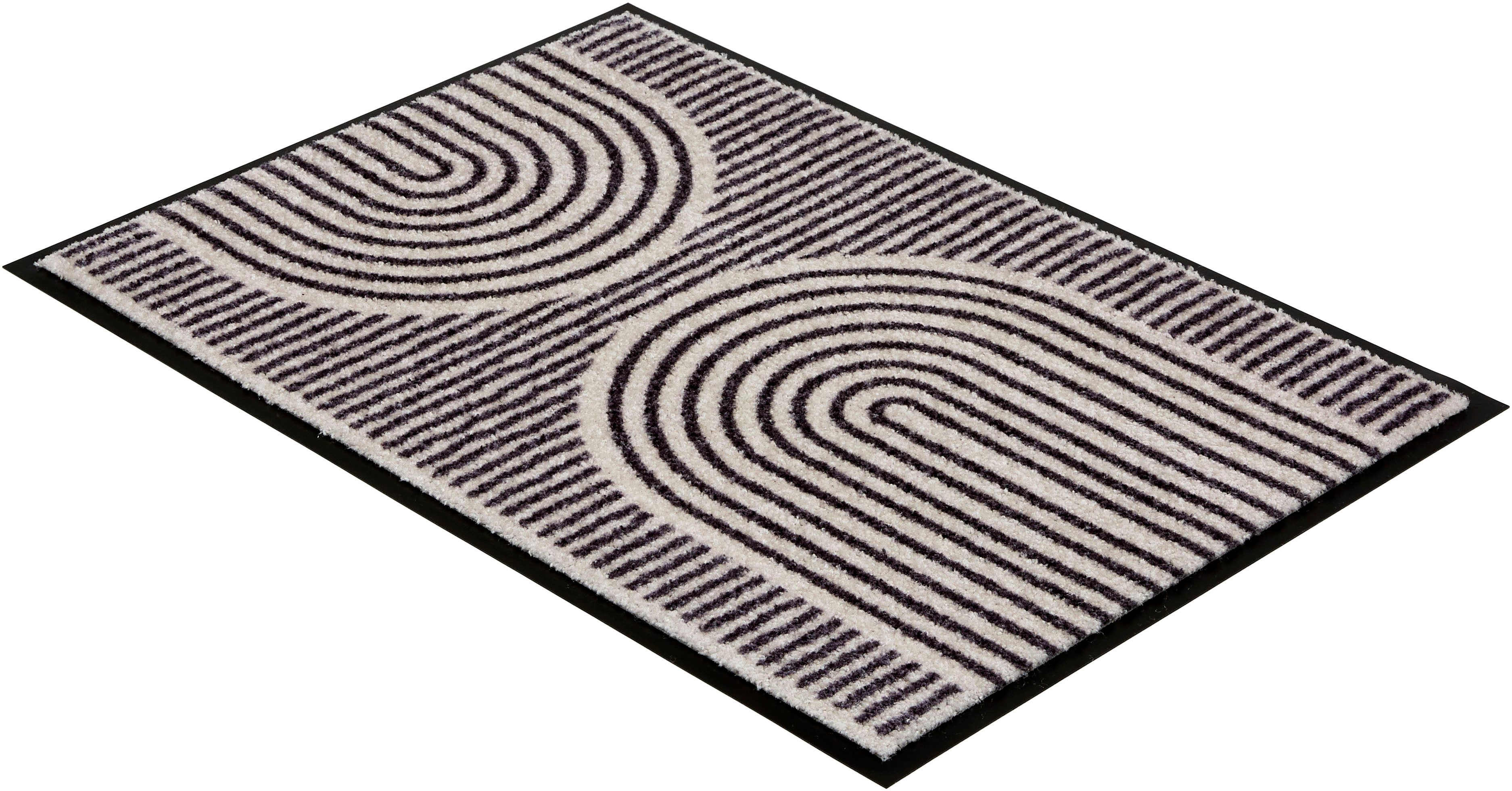 SCHÖNER WOHNEN-Kollektion Fußmatte Bellevue, rechteckig, Höhe: 8 mm, Türmatte, Schmutzfang, In und Outdoor, Sauberlauf, waschbar