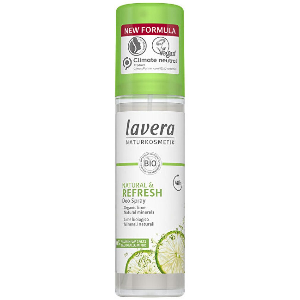 lavera Deo-Roller Refreshing deodorant spray with the smell of lime Refresh 75ml