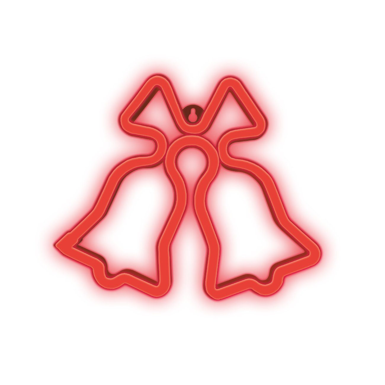 Forever Light LED Dekolicht LED-WEIHNACHTSGLOCKEN rot FLNE17 Weihnachtsdeko günstig online kaufen