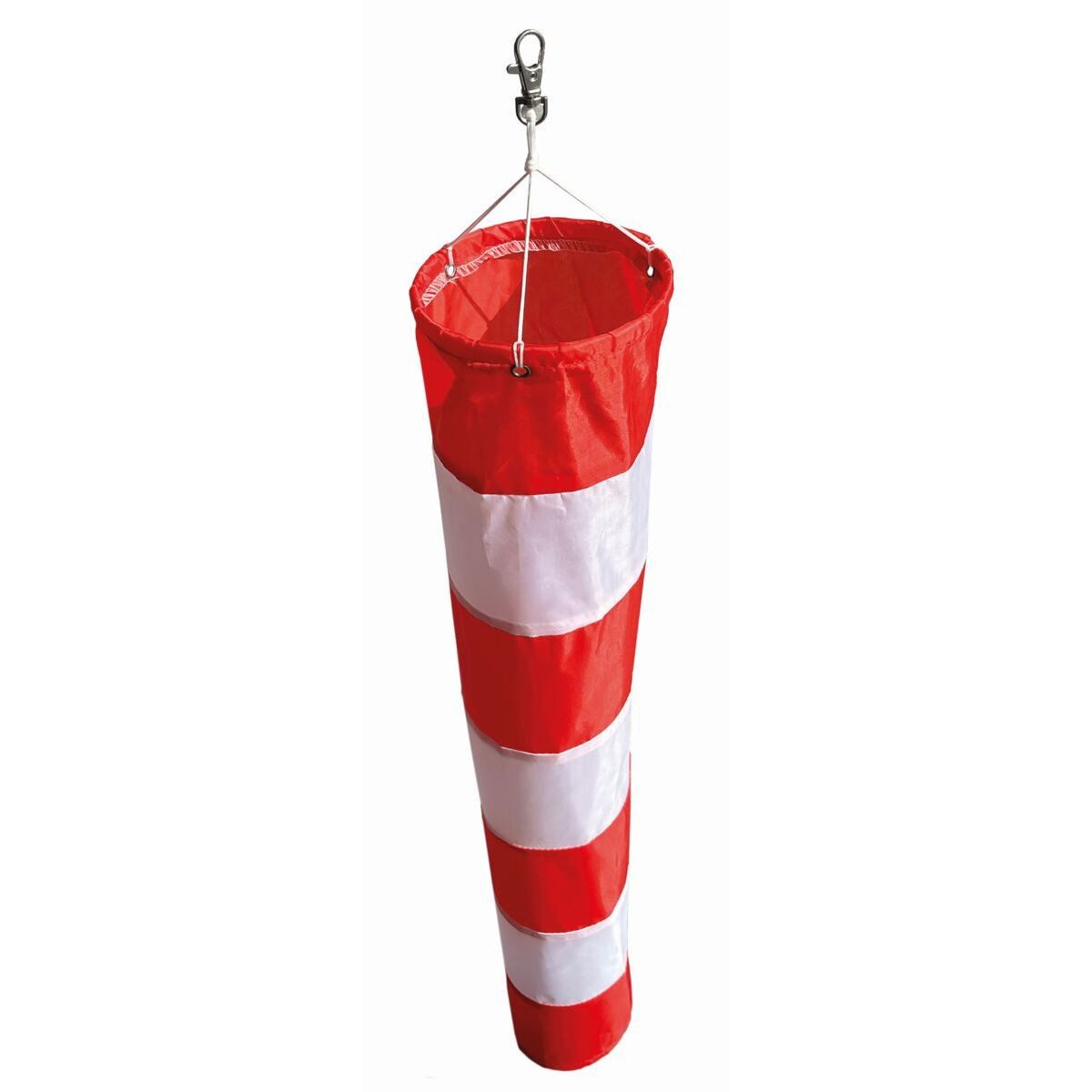 Paul Günther Windspiel Windsock Windspiel zum Hängen rot weiß 60x12 cm