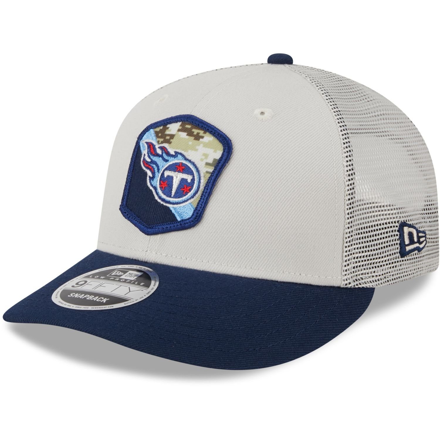 to Snap Era Low Snapback Tennessee New Salute NFL Profile Service Cap 9Fifty Titans