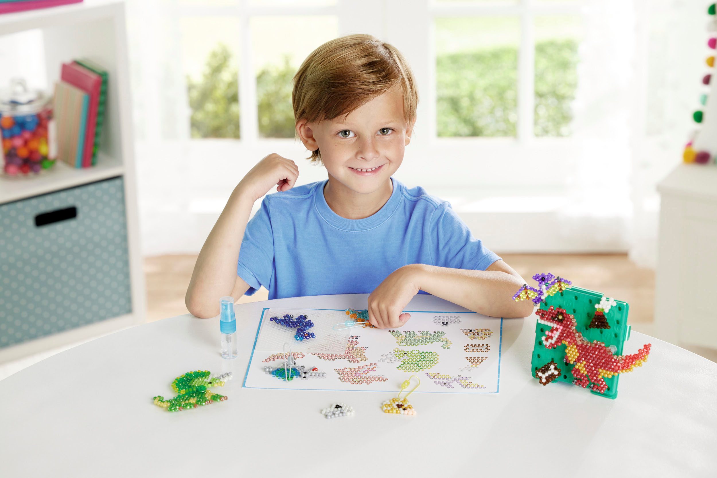 Aquabeads Kreativset Dinosaurier Bastelset