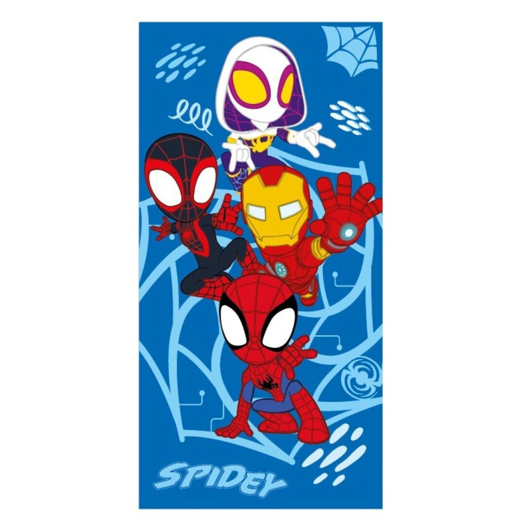 Spiderman Badetuch Spidey Strandtuch Badetuch 70x140 cm Spider-Man, Mikrofaser