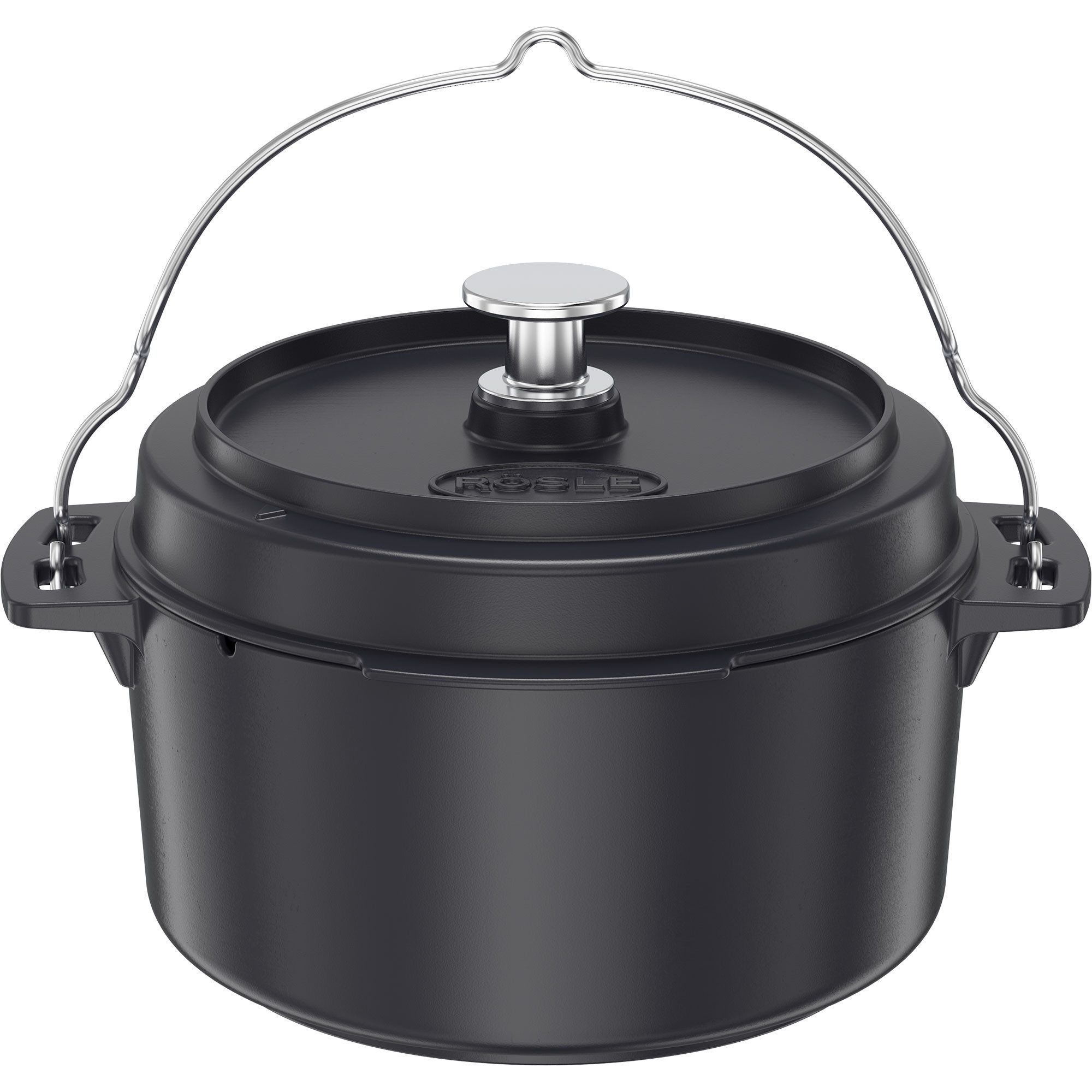 RÖSLE Grilltopf Dutch Oven, Gusseisen, Ø 28 cm