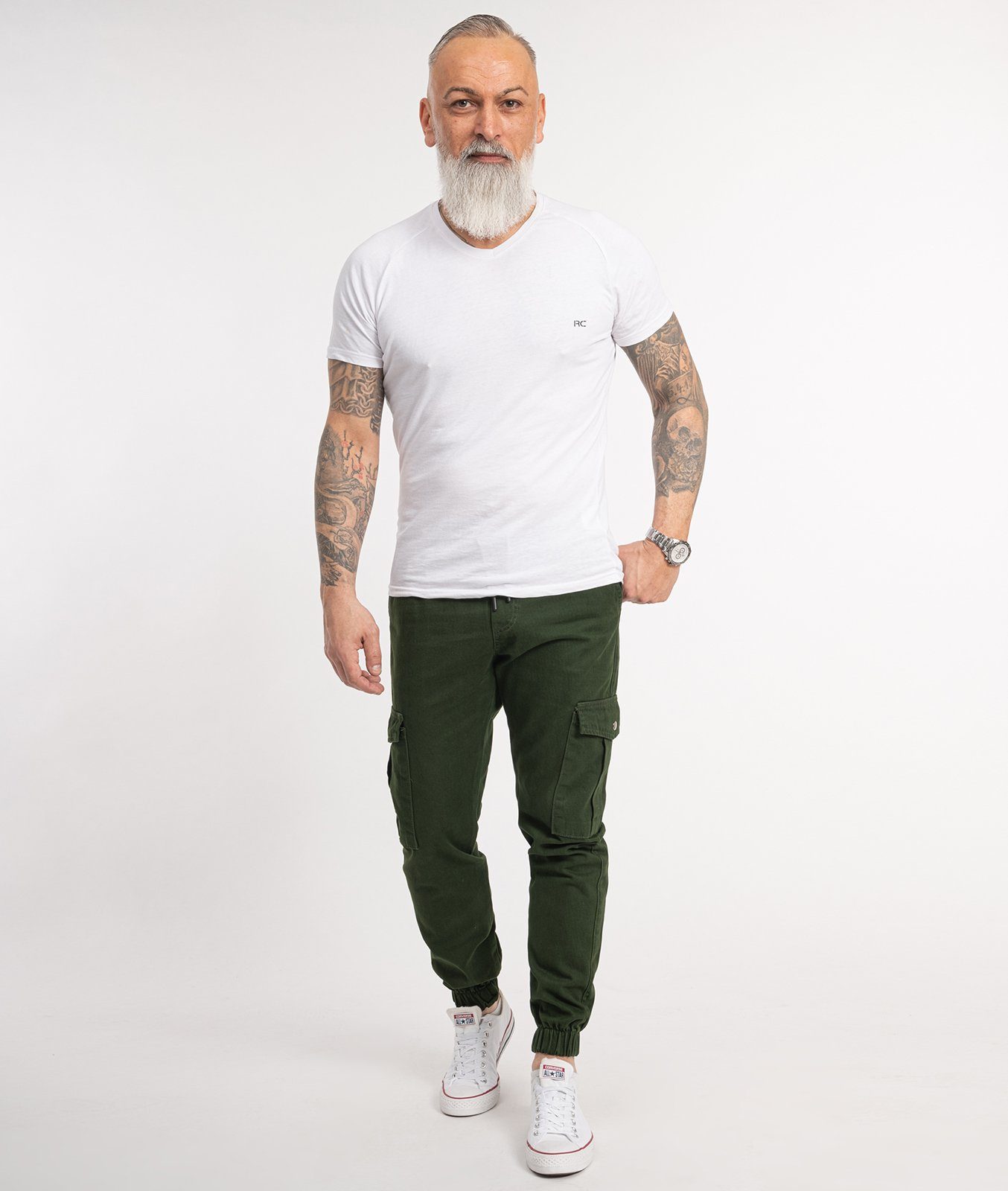 Rock Creek Cargohose Herren Caroghose mit Taschen RC-2356