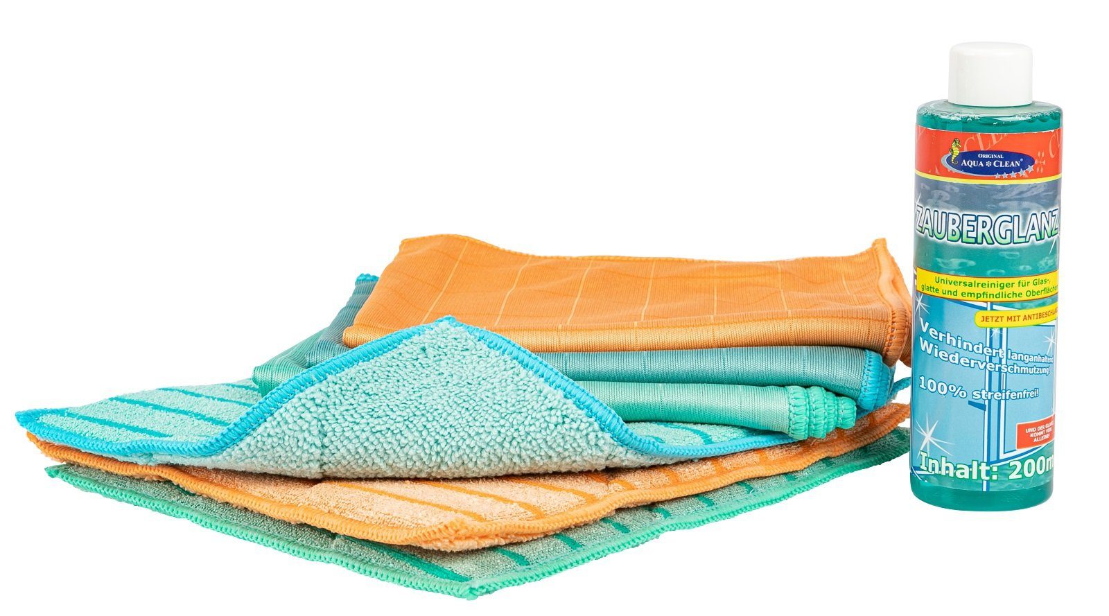 AQUA CLEAN Geschirrtuch Mikrofaser Fenstertuch Ultra Plus Kristall 6tlg. + günstig online kaufen