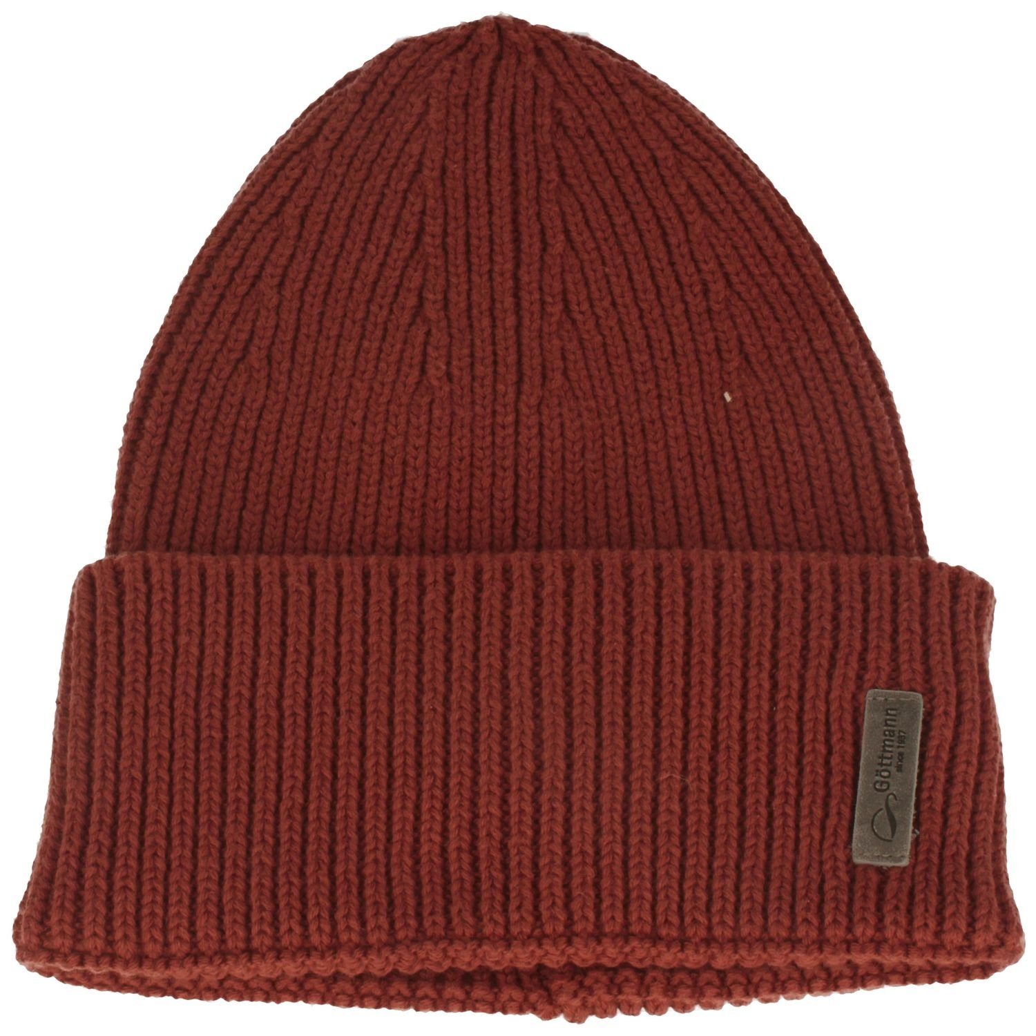 Göttmann Strickmütze Leichte Umschlag-Strickmütze super Materialmix günstig online kaufen
