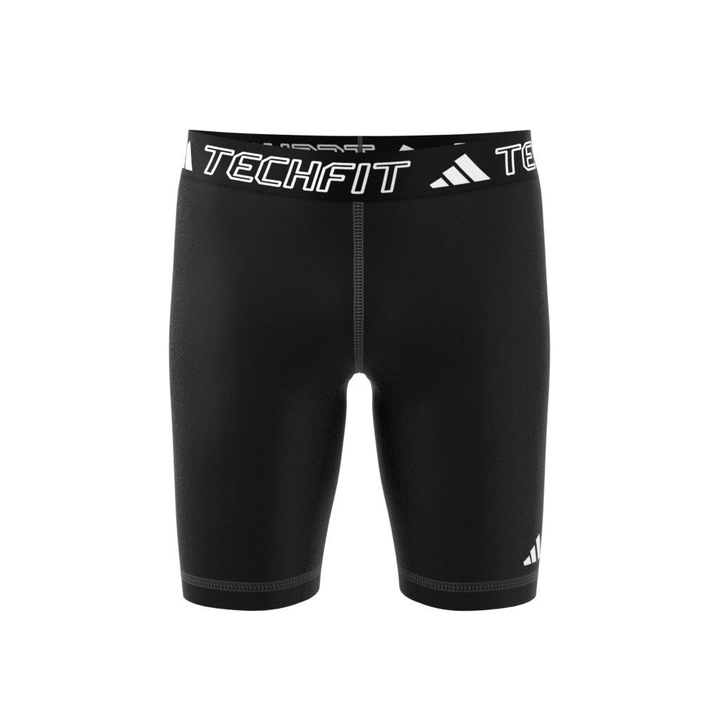 adidas Sportswear Trainingstights TECHFIT kurze Trainings-Tight Kinder/Teenager schwarz/weiß