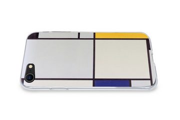 MuchoWow Handyhülle Tableau I - Piet Mondrian, Handyhülle Apple iPhone 7, Smartphone-Bumper, Print, Handy Schutzhülle