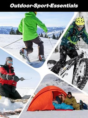 Diyarts Skihandschuhe (Heizhandschuhe mit Premium-Qualität, Wasserdicht, rutschfest, Touchscreen-fähig, breite Heizzone, beheizbar) wiederaufladbare elektrische Heizhandschuhe Männer Frauen