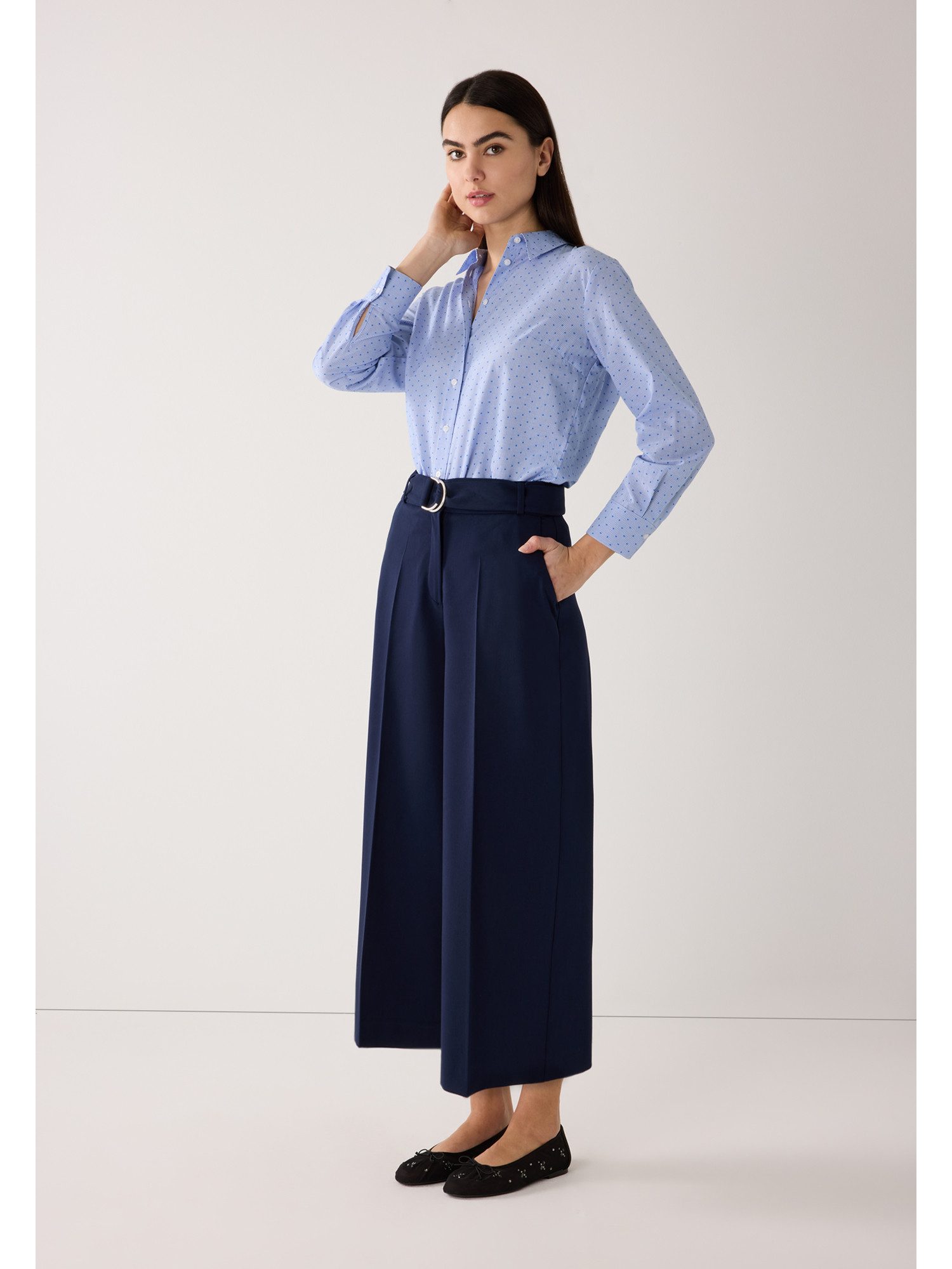 MORE&MORE Langarmbluse süße Langarmbluse, Herzchenprint