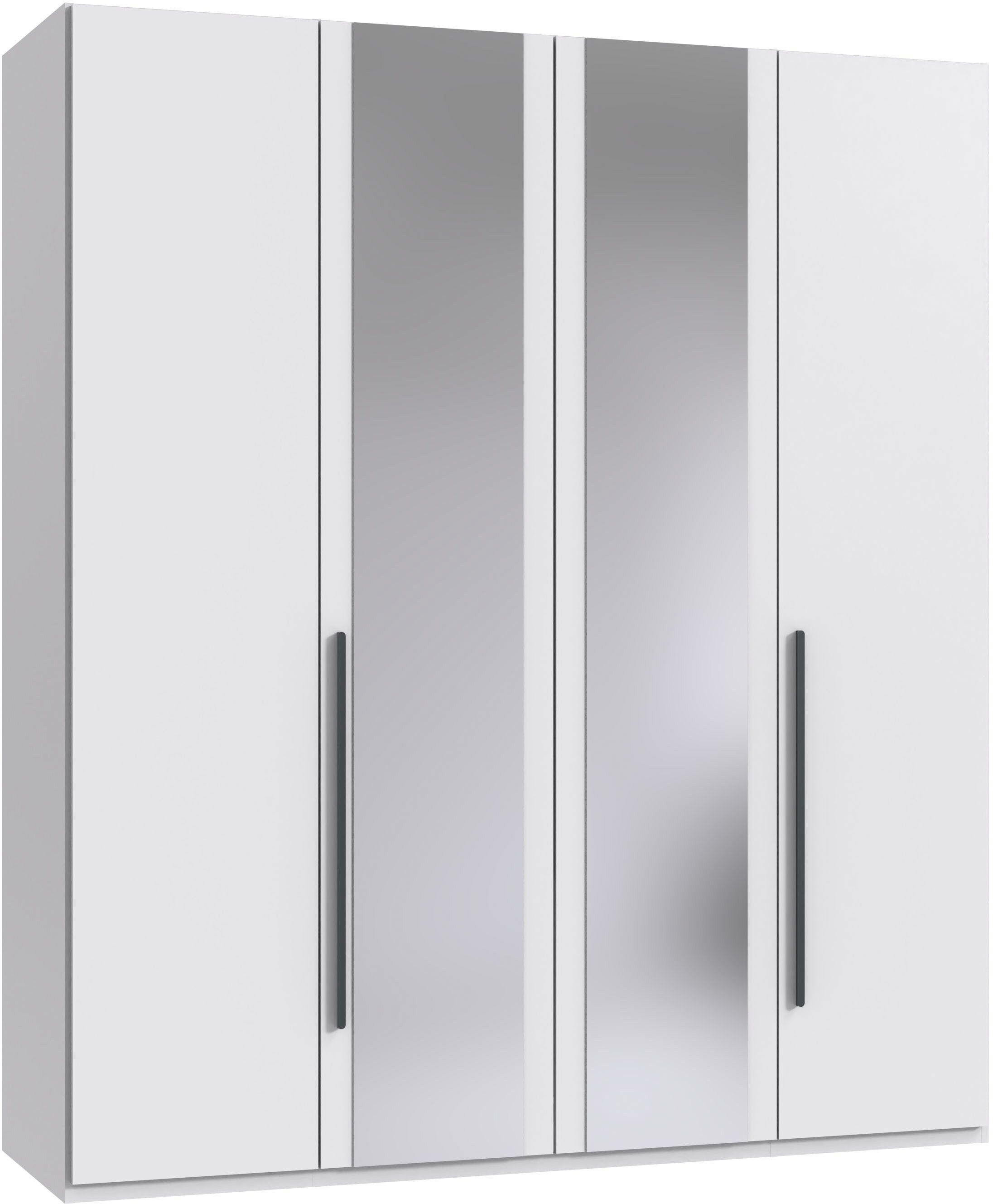 Wimex Drehtürenschrank London in den Breiten 180cm, 225cm und 270cm erhältlich, inkl. Spiegel Kleiderschrank wahlweise mit Basic- o. Premium-Ausstattung erhältlich