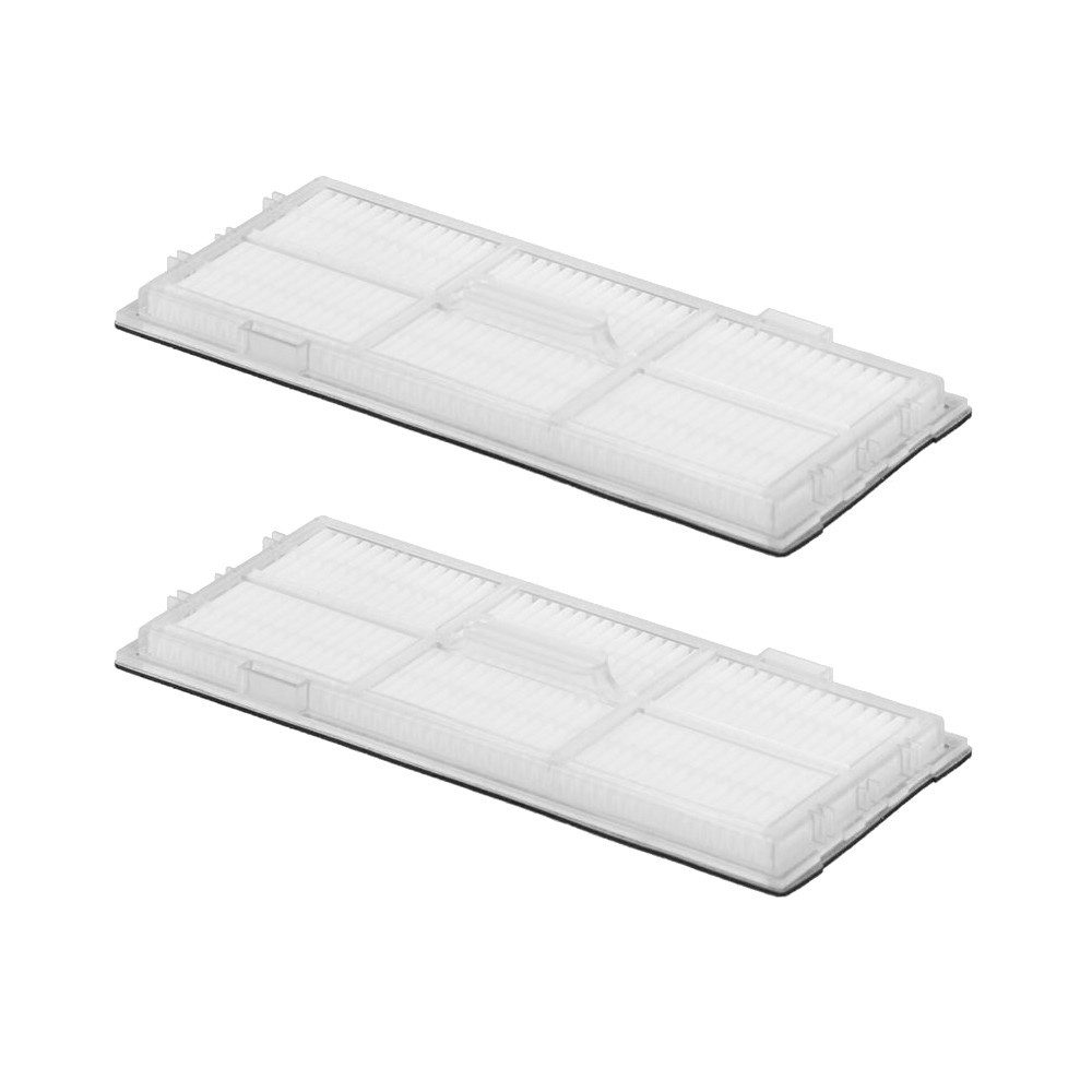 Trade-Shop HEPA-Filter 2x passend für Xiaomi Roborock S7, S8 Serie Saugroboter, Luftfilter / Feinstaubfilter mit Halterung