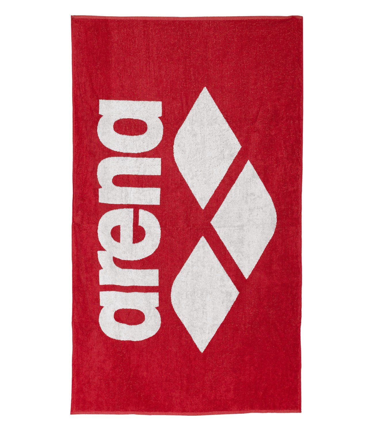 Arena Sporthandtuch Pool Soft Towel, Frottee (1-St), mit plakativen Markenlogo 410 red / white