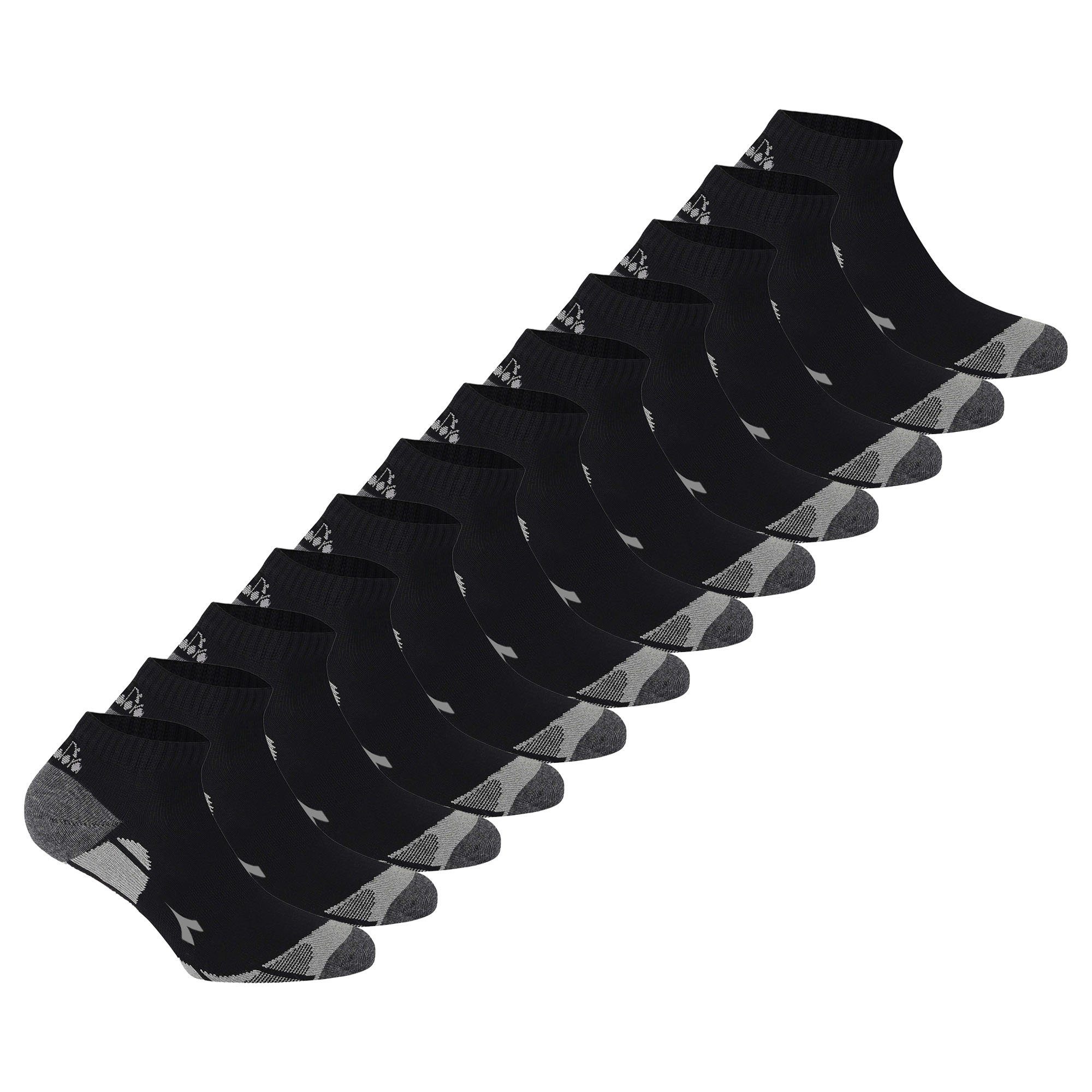 Diadora Sportsocken Unisex Socken 12er Pack Baumwolle (Packung, 12er Pack)