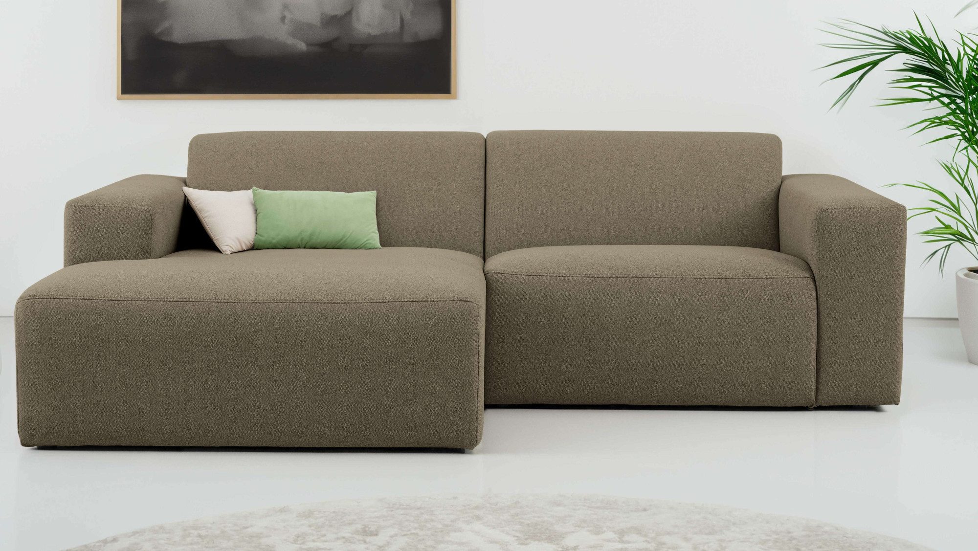 INOSIGN Ecksofa Koa,228cm, L-Form, Modulsofa, Webstoff, günstig online kaufen