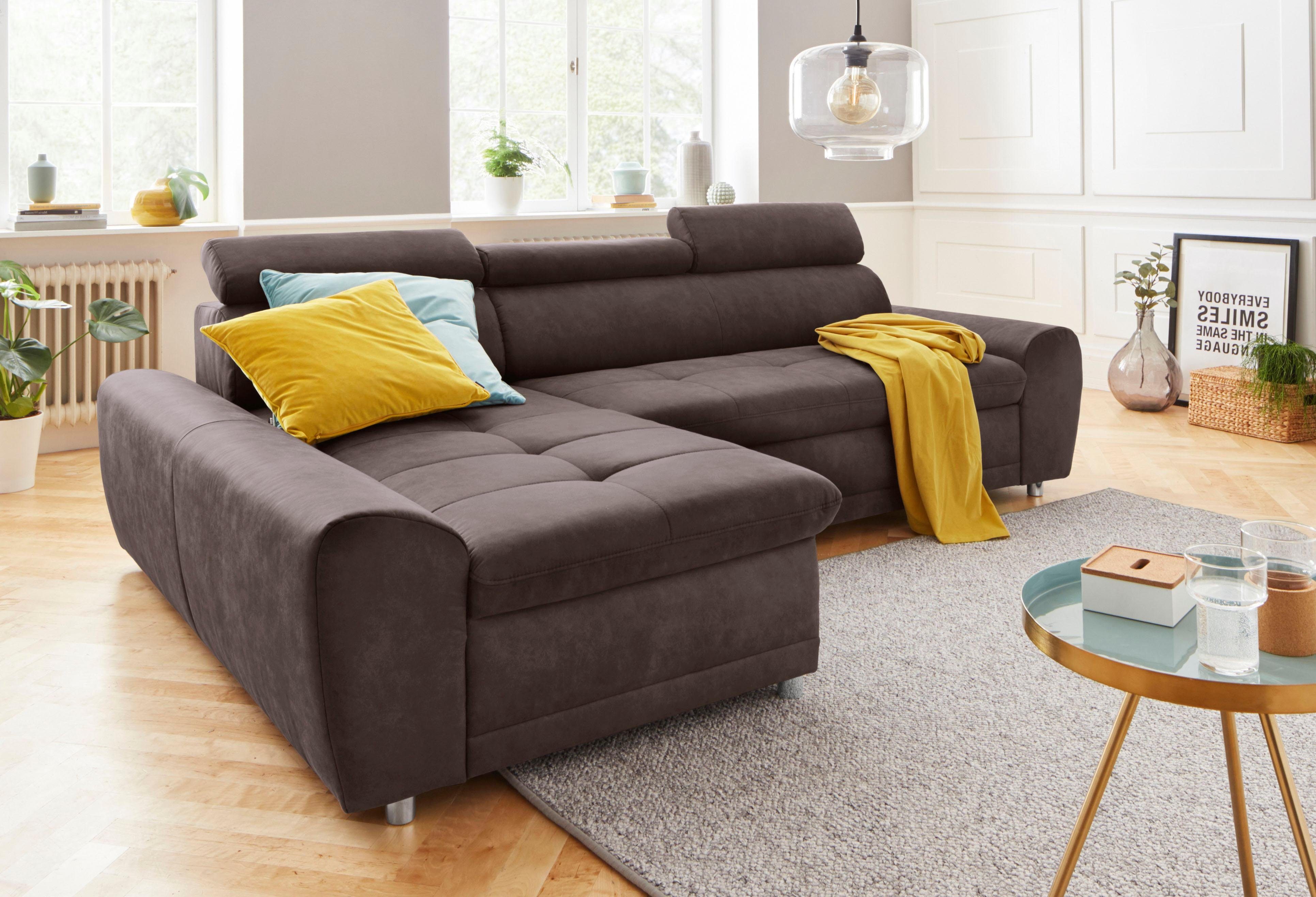 sit&more Ecksofa Riva L-Form, inklusive Kopteilverstellung, günstig online kaufen