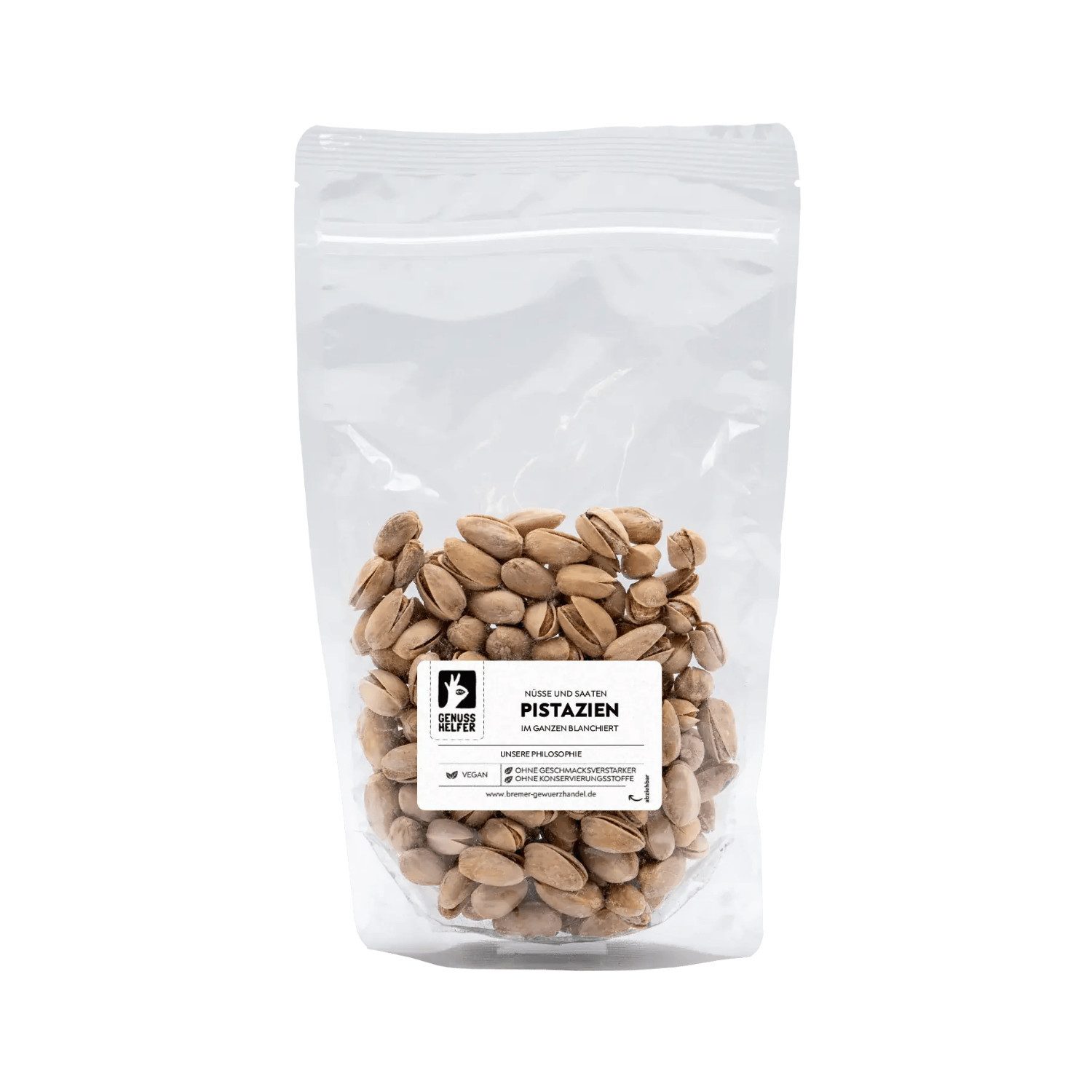 Bremer Gewürzhandel Nüsse Pistazien, geröstet & gesalzen, 225 g