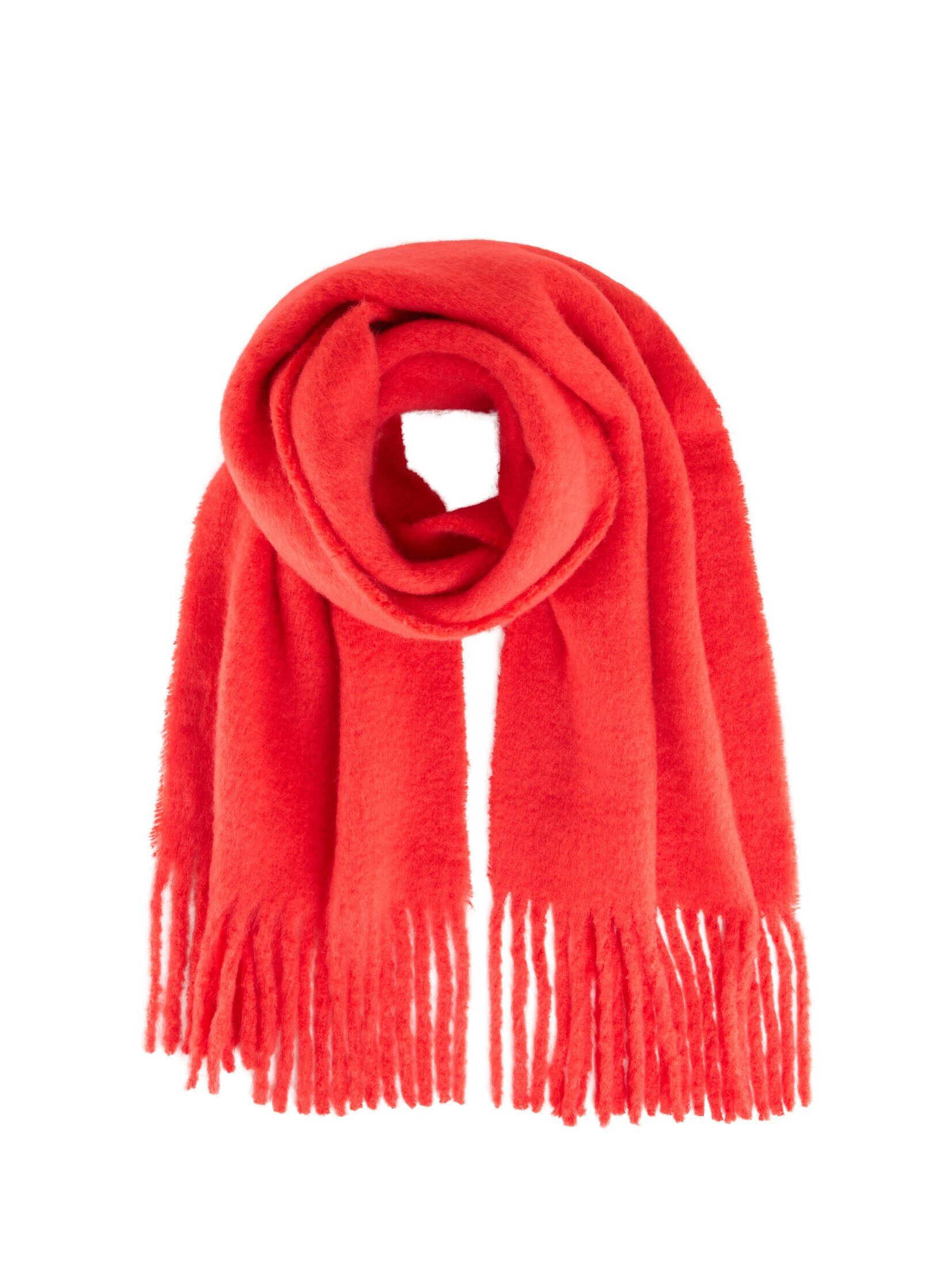 TOM TAILOR Denim Strickschal Accessoire, Schal mit Fransen