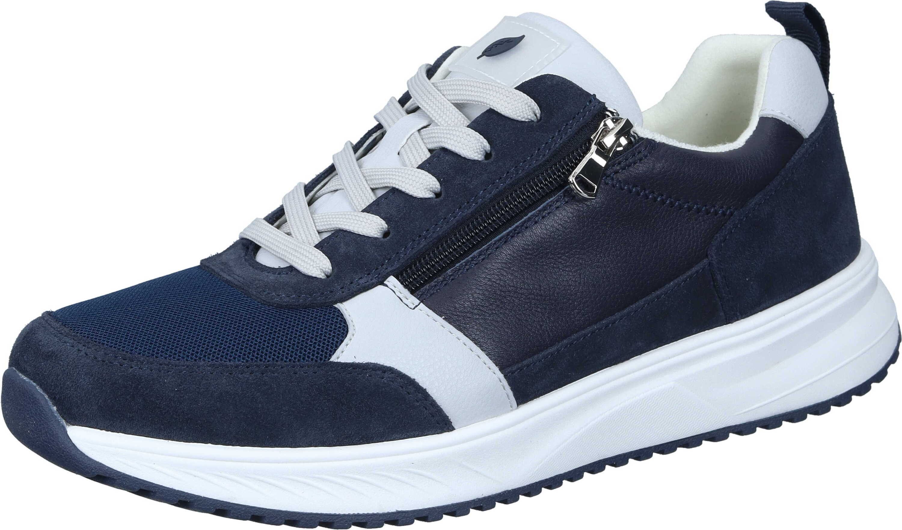 Waldläufer Schnürer Schnürschuh aus Velours/Mesh günstig online kaufen