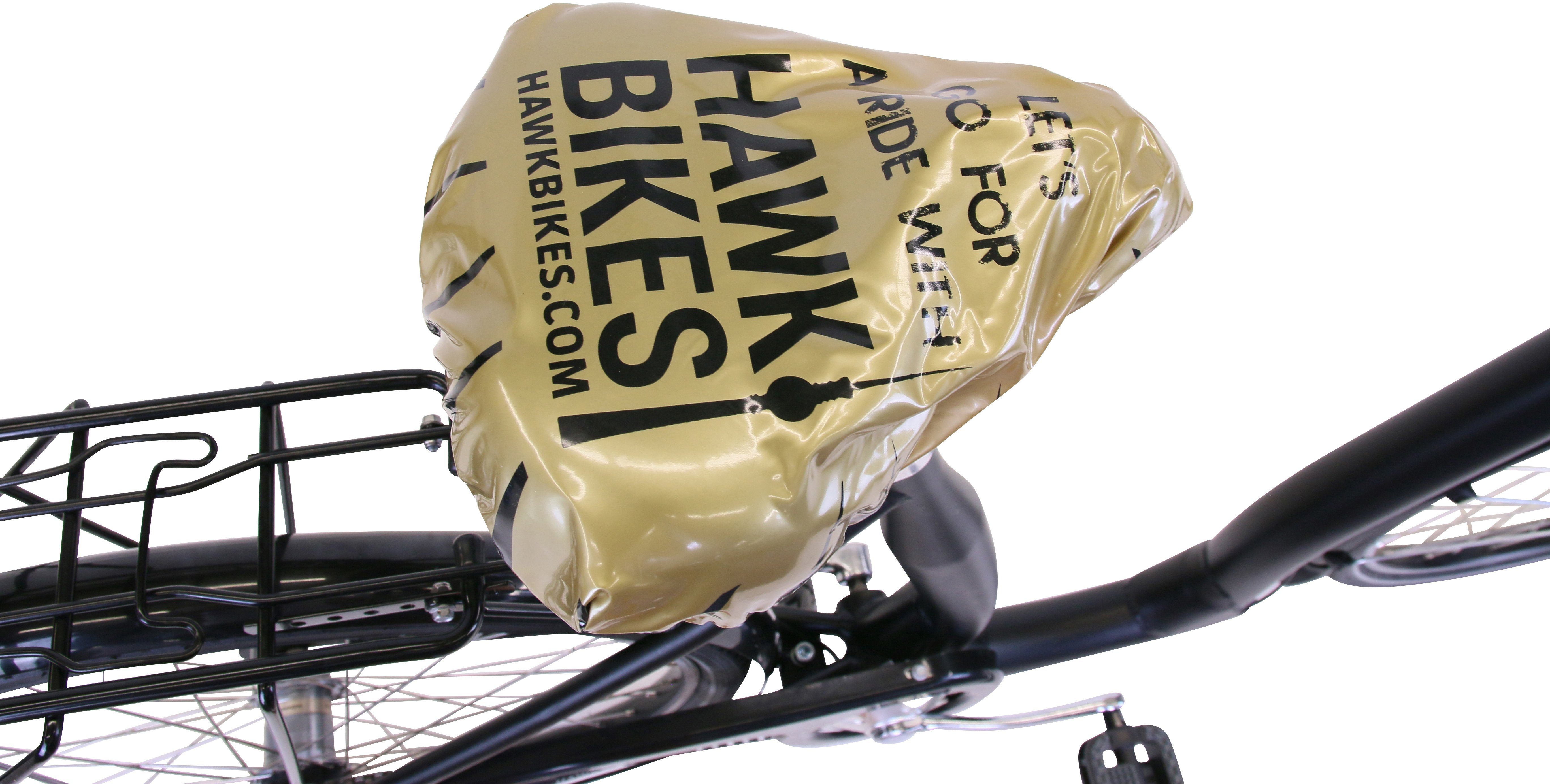 HAWK Bikes Gang Cityrad Comfort HAWK Shimano Black, Nexus City Schaltwerk 3 Premium