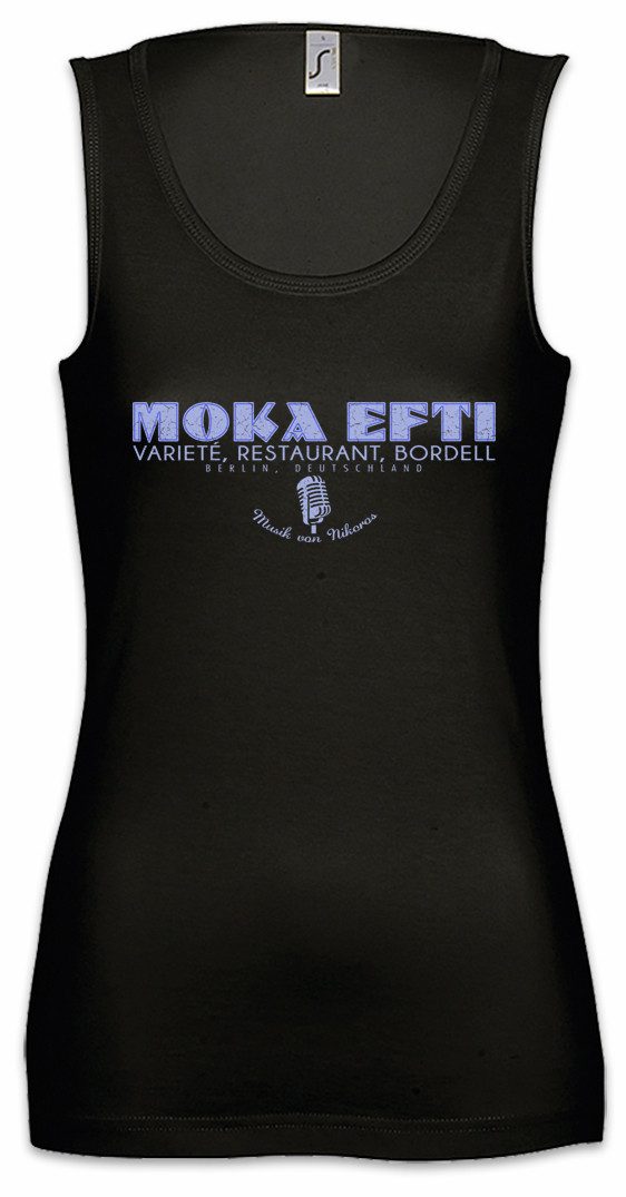 Tanktop Moka Berlin Ärmelloses Damen T-Shirt Famous Efti Nightclub Café