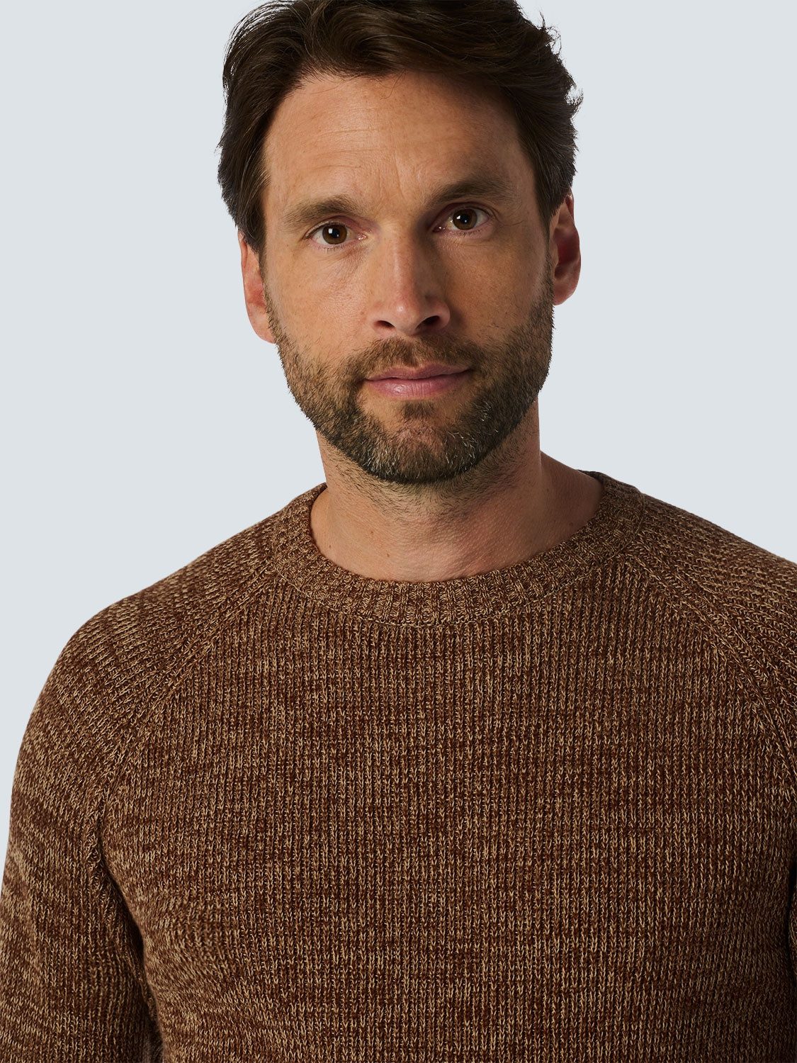 NO EXCESS Strickpullover in melierter Optik günstig online kaufen