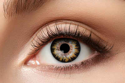 Eyecatcher Farblinsen Natürlich wirkende Kontaktlinsen braune Varianten