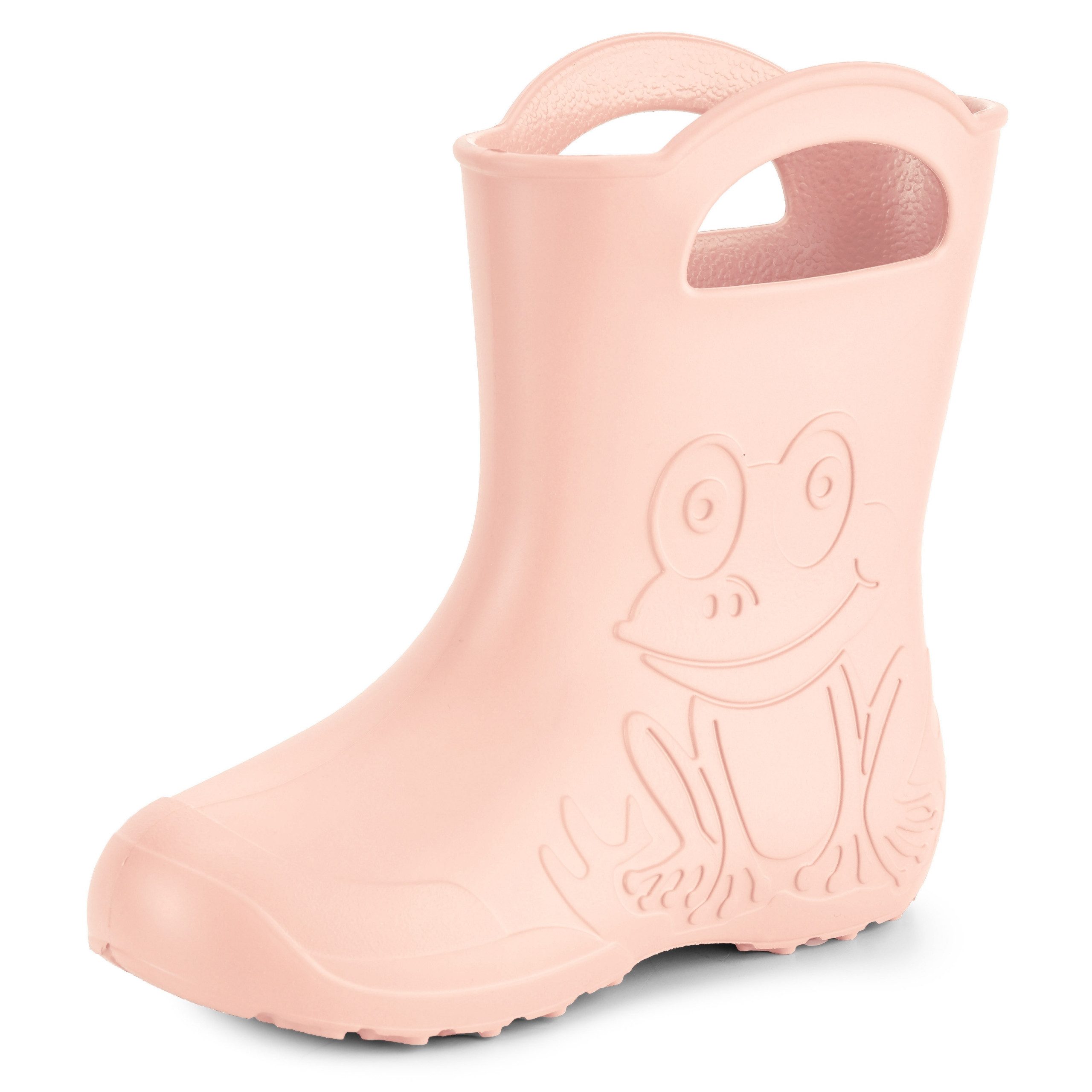 Ladeheid EVA Regenschuhe für Frauen LA-CA-09 Gummistiefel Damen federleichte Gartenschuhe mit Griffen