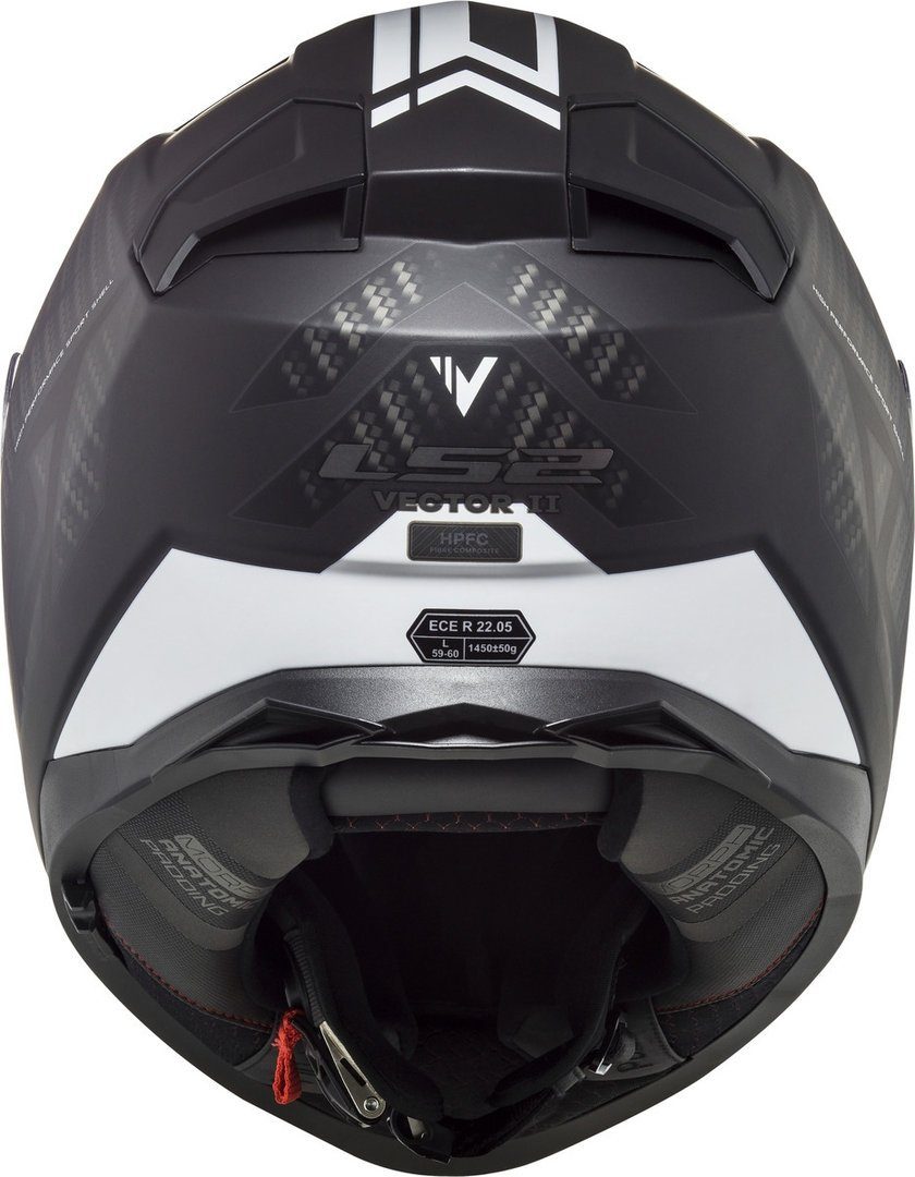 LS2 Motorradhelm FF811 Vector II Splitter Helm, Vorbereitet Für Kommunikationssystem,notfallsystem-polsterung (eq