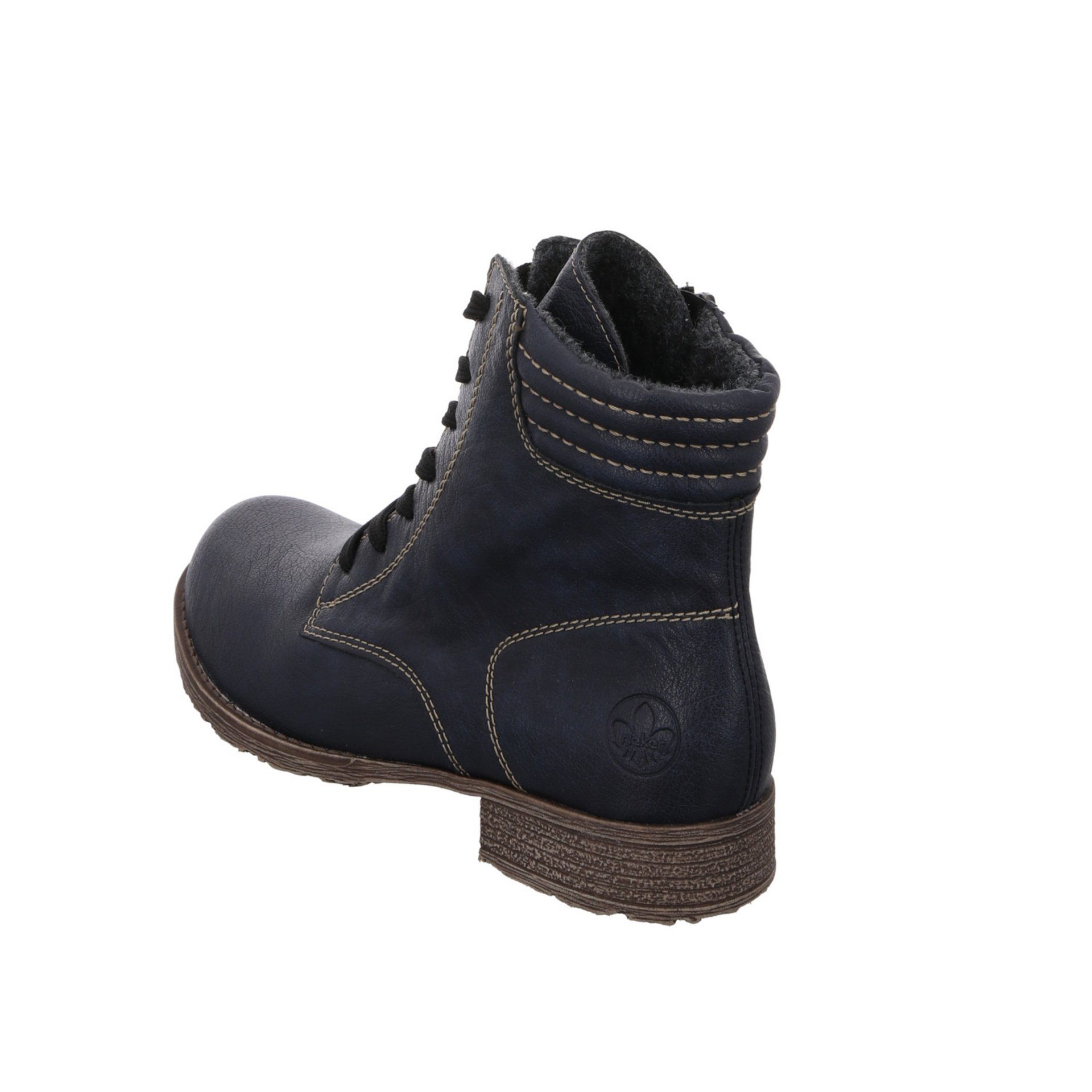 Boots Rieker Synthetik Synthetik Schnürstiefel uni