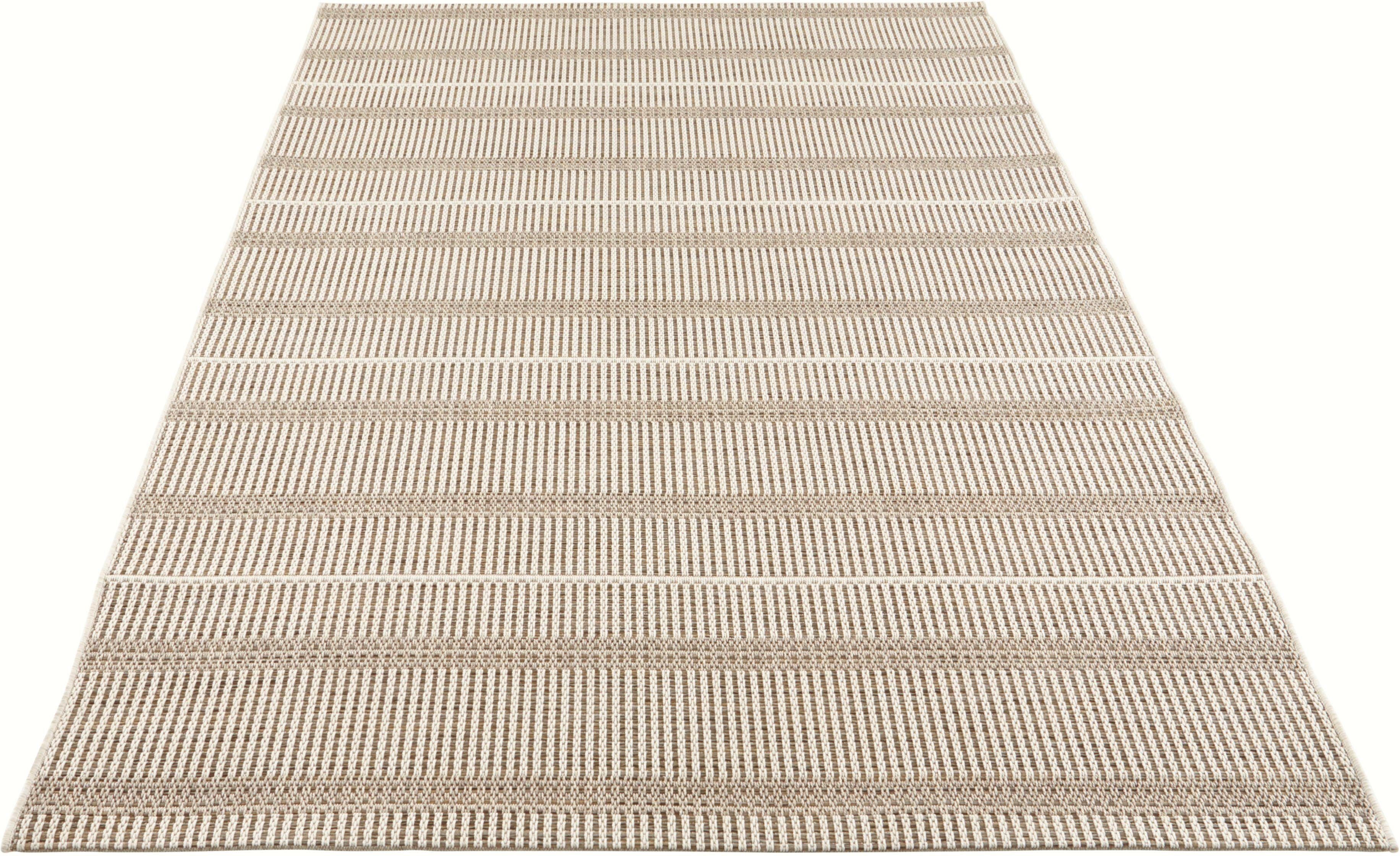 Teppich Laon, ELLE DECORATION, rechteckig, Höhe: 8 mm, In-& Outdoor, Flachgewebe, Wetterfest, Balkon, Garten, Handmade-Look
