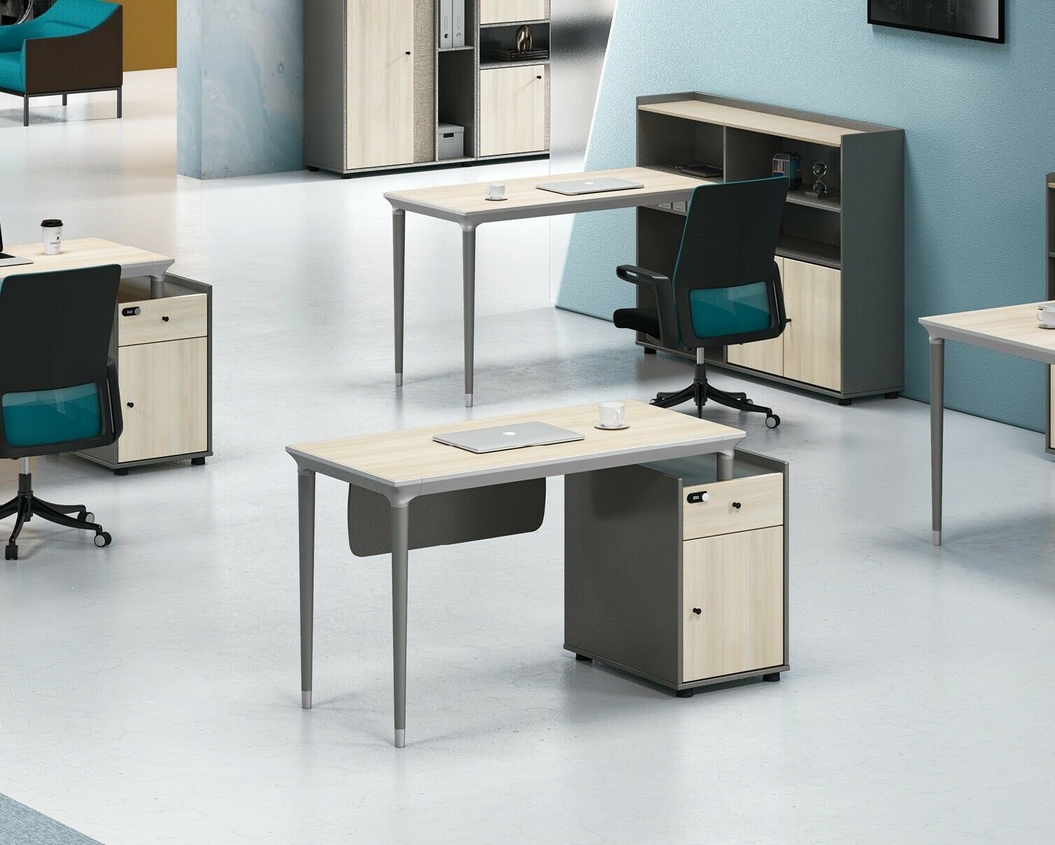 JVmoebel Schreibtisch, Bürotisch Computertisch Schreibtisch Eckschreibtisch Arbeitstisch | Schreibtische