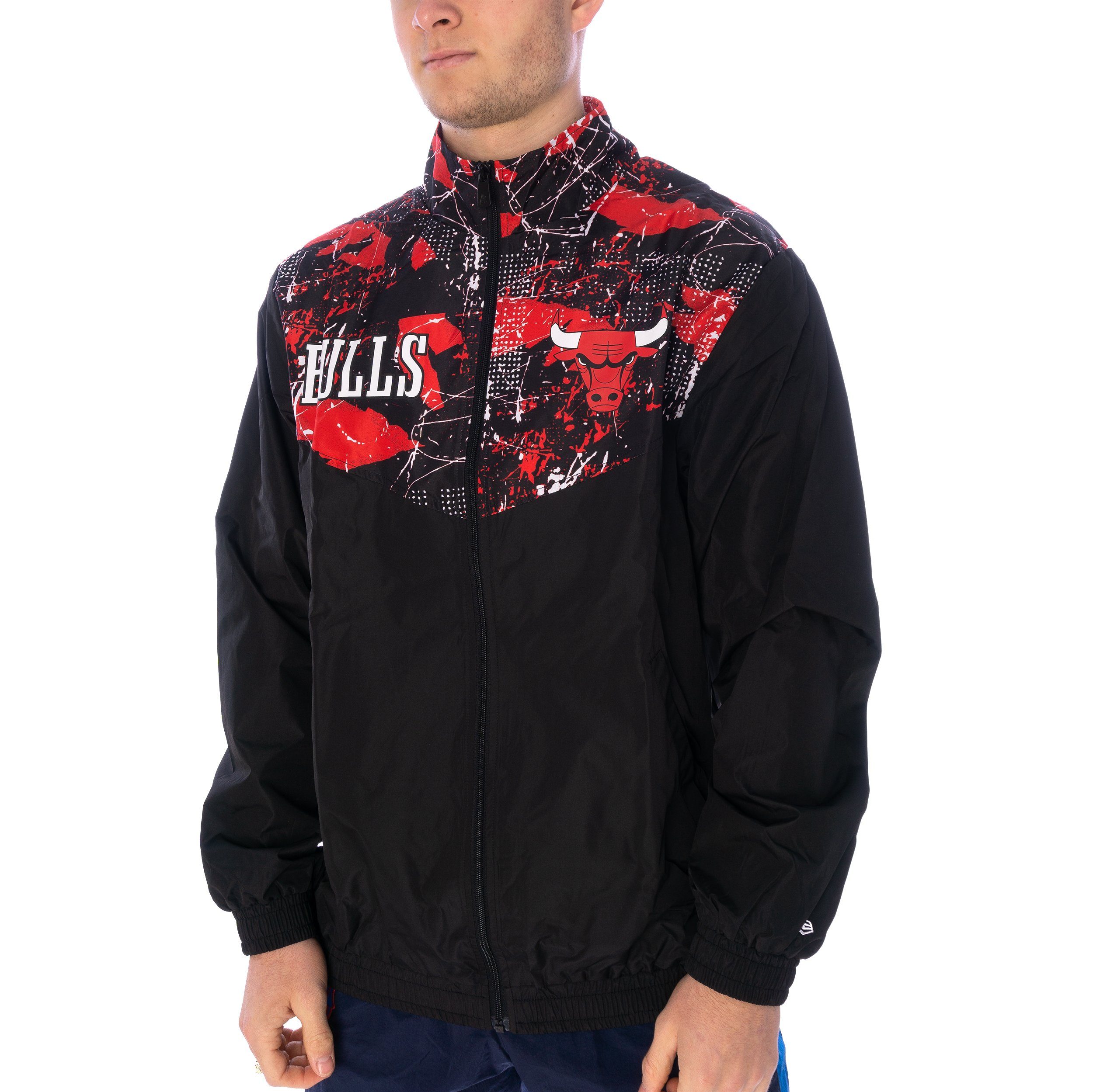 Jacke Bulls New Era Chicago Panel Trainingsjacke All Era Over New