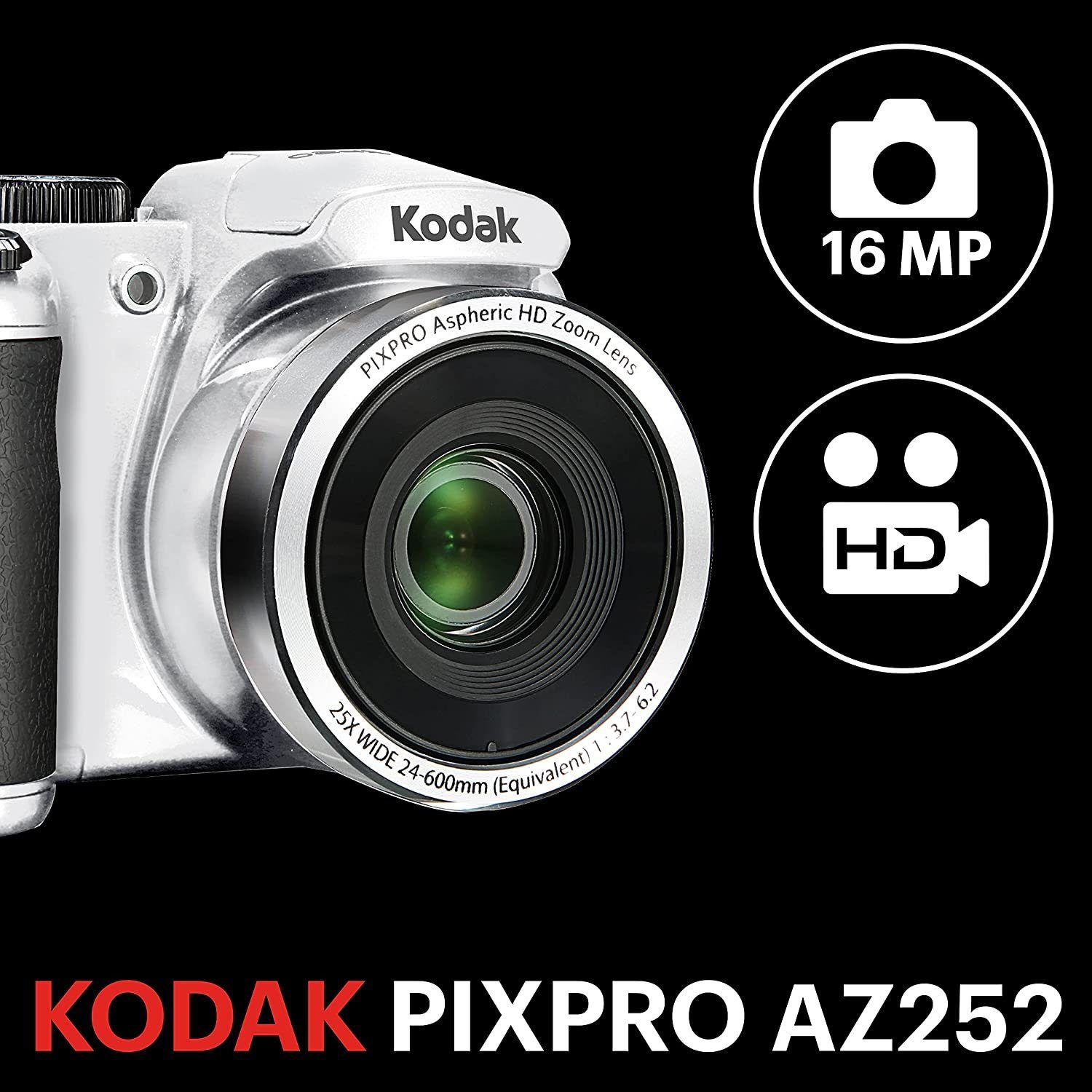 Kodak Astro Zoom AZ252 Vollformat-Digitalkamera Weiss