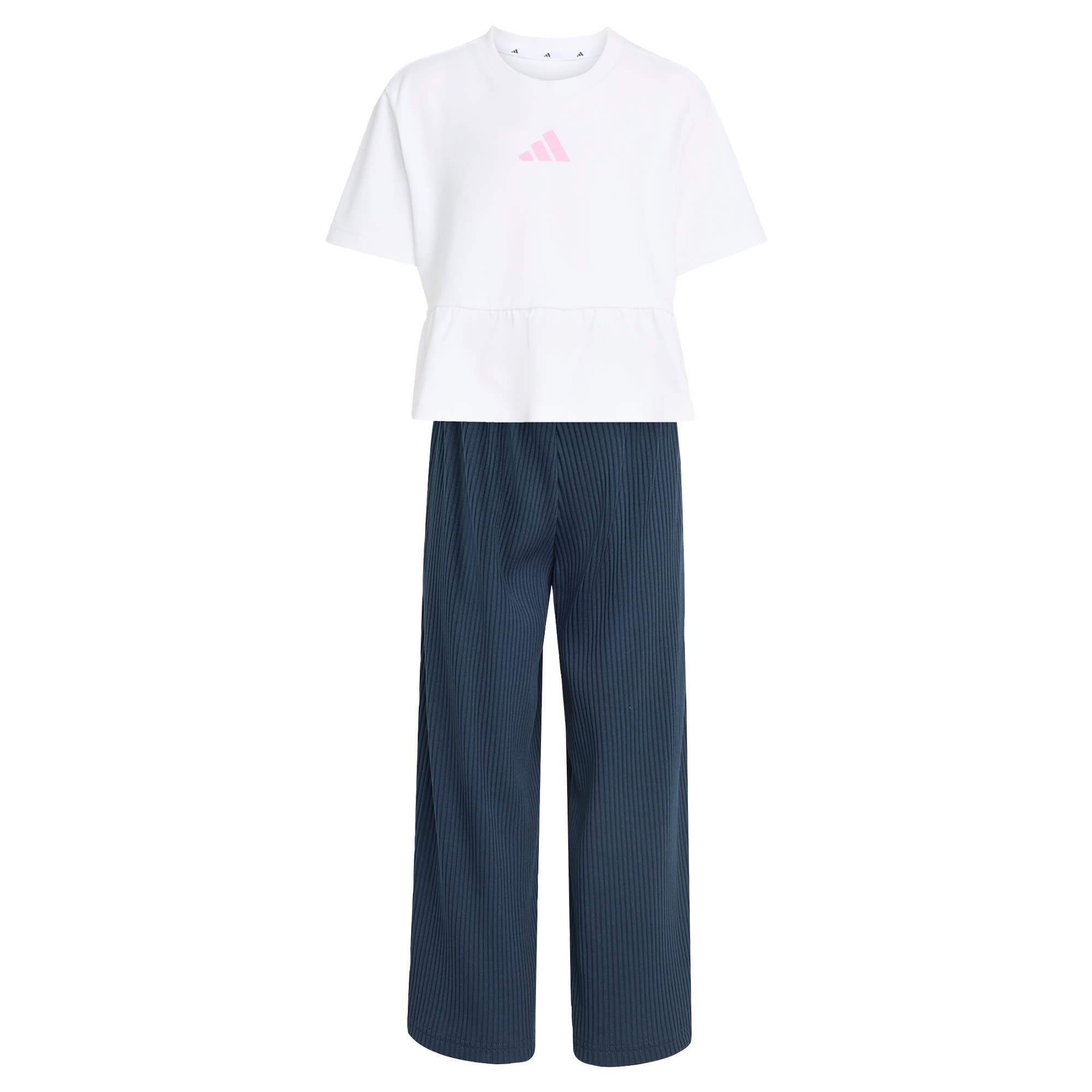 adidas Sportswear Shirt & Hose SEASONALS SWEAT RUFFLES SET
