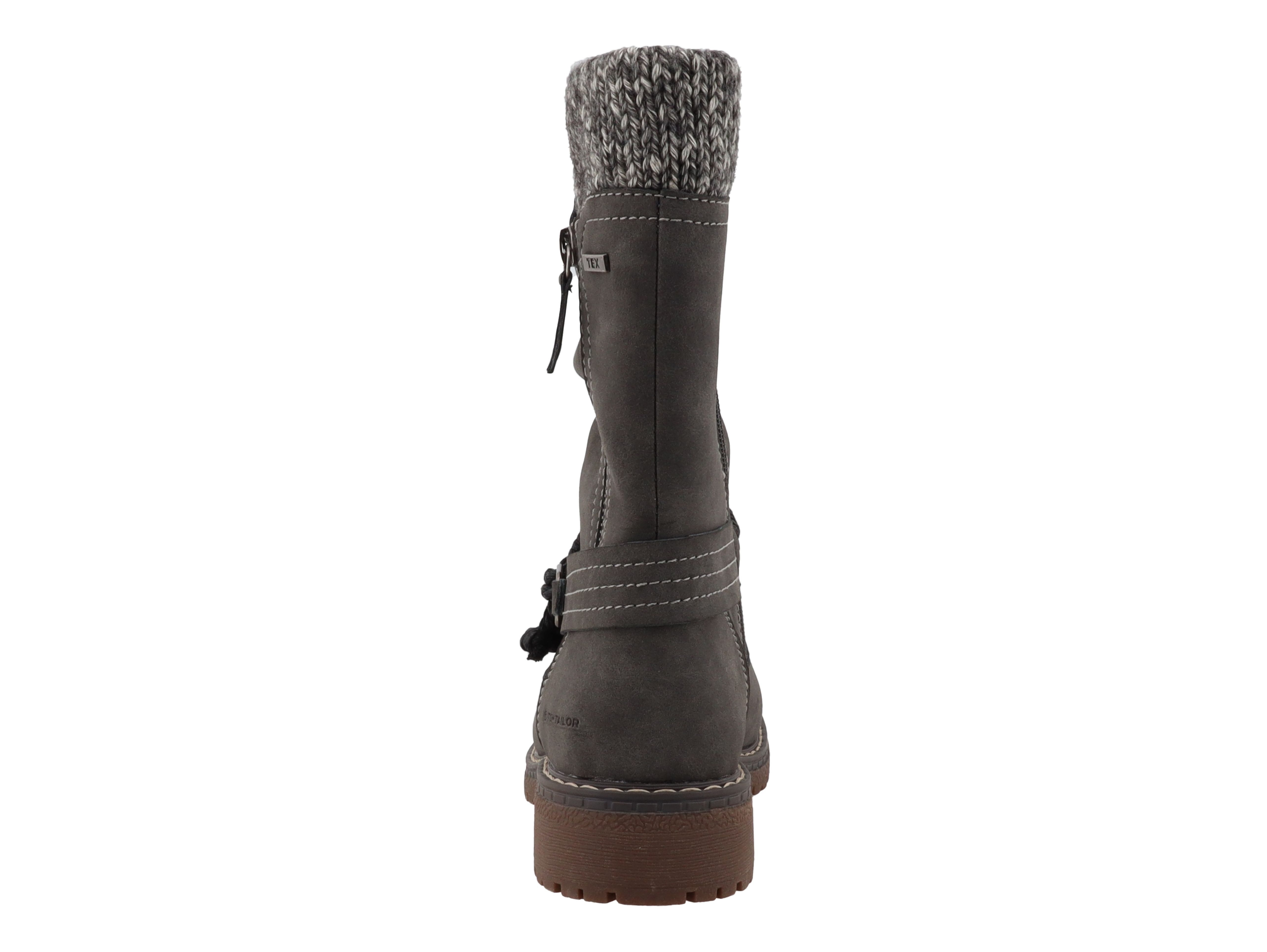TOM TAILOR Stiefel, Blockabsatz, Kurzstiefel in Bequemweite G (weit)