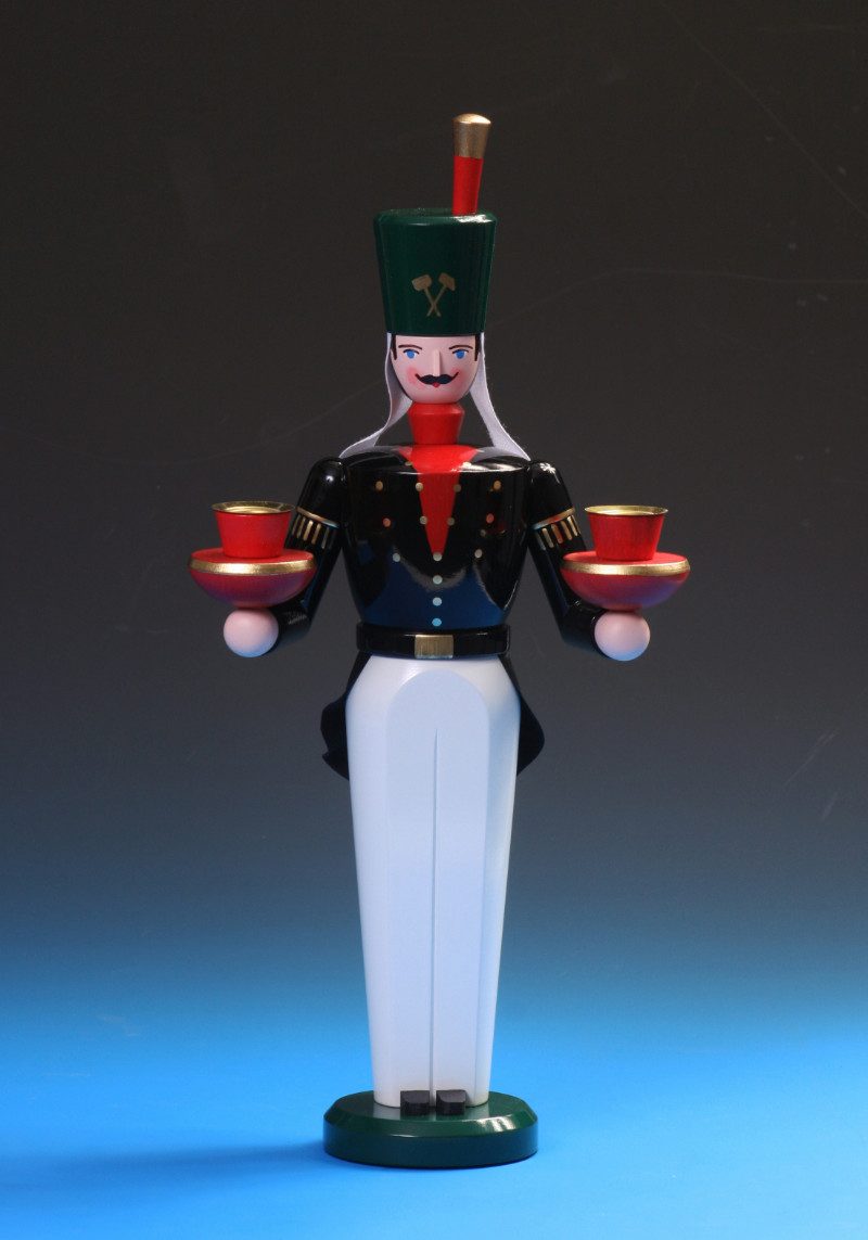 Emil A. Schalling KG Weihnachtsfigur Emil Schalling Lichterbergmann (1 St), Handarbeit aus dem Erzgebirge