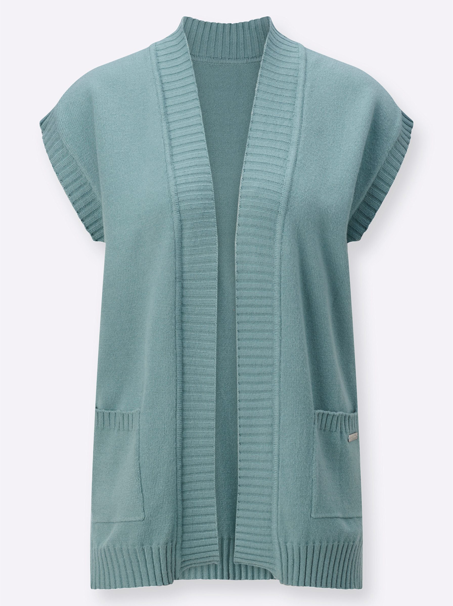 Witt Strickweste Strickweste Ärmellos Jersey