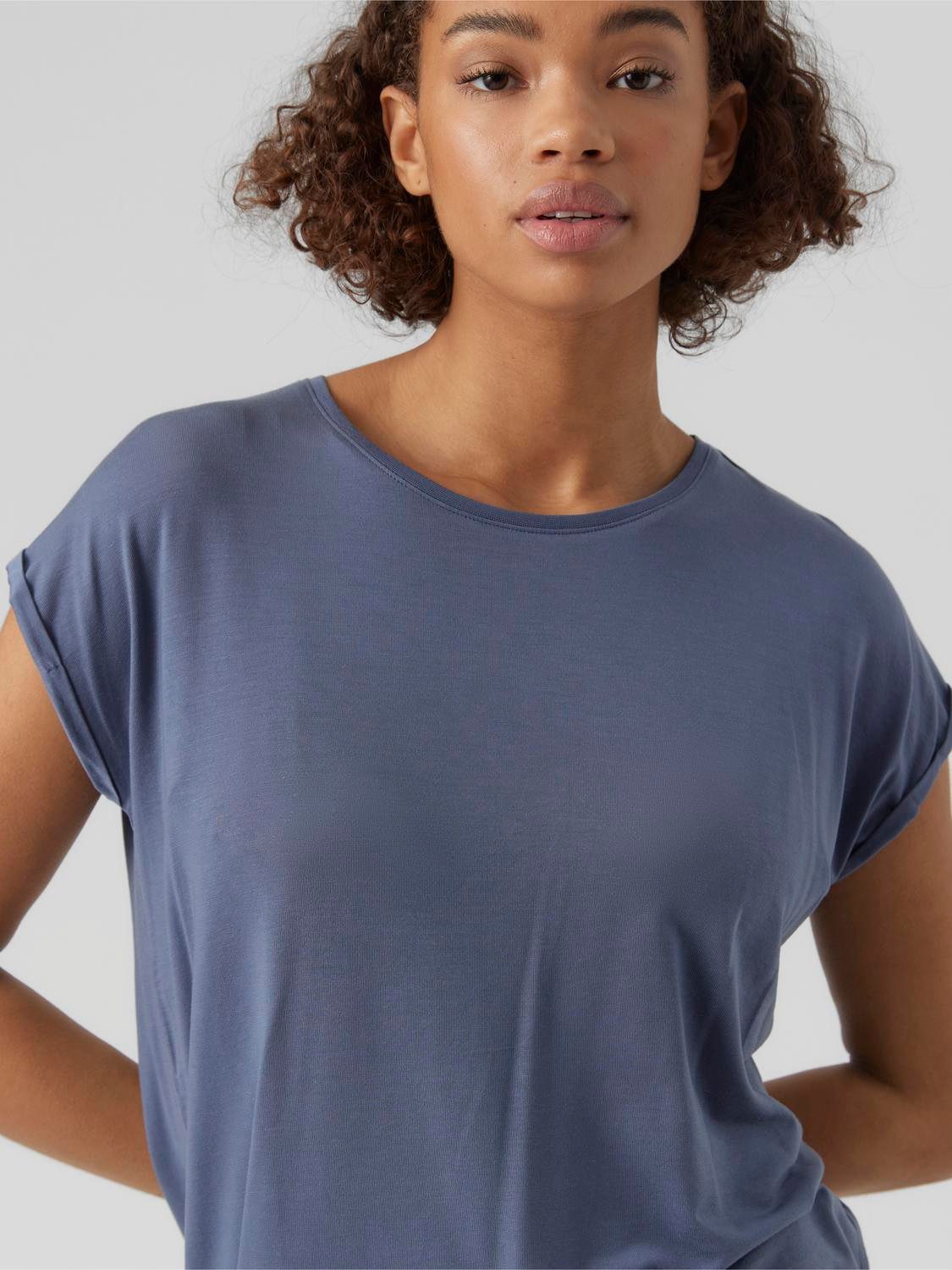 Vero Moda Rundhalsshirt VMAVA PLAIN SS günstig online kaufen